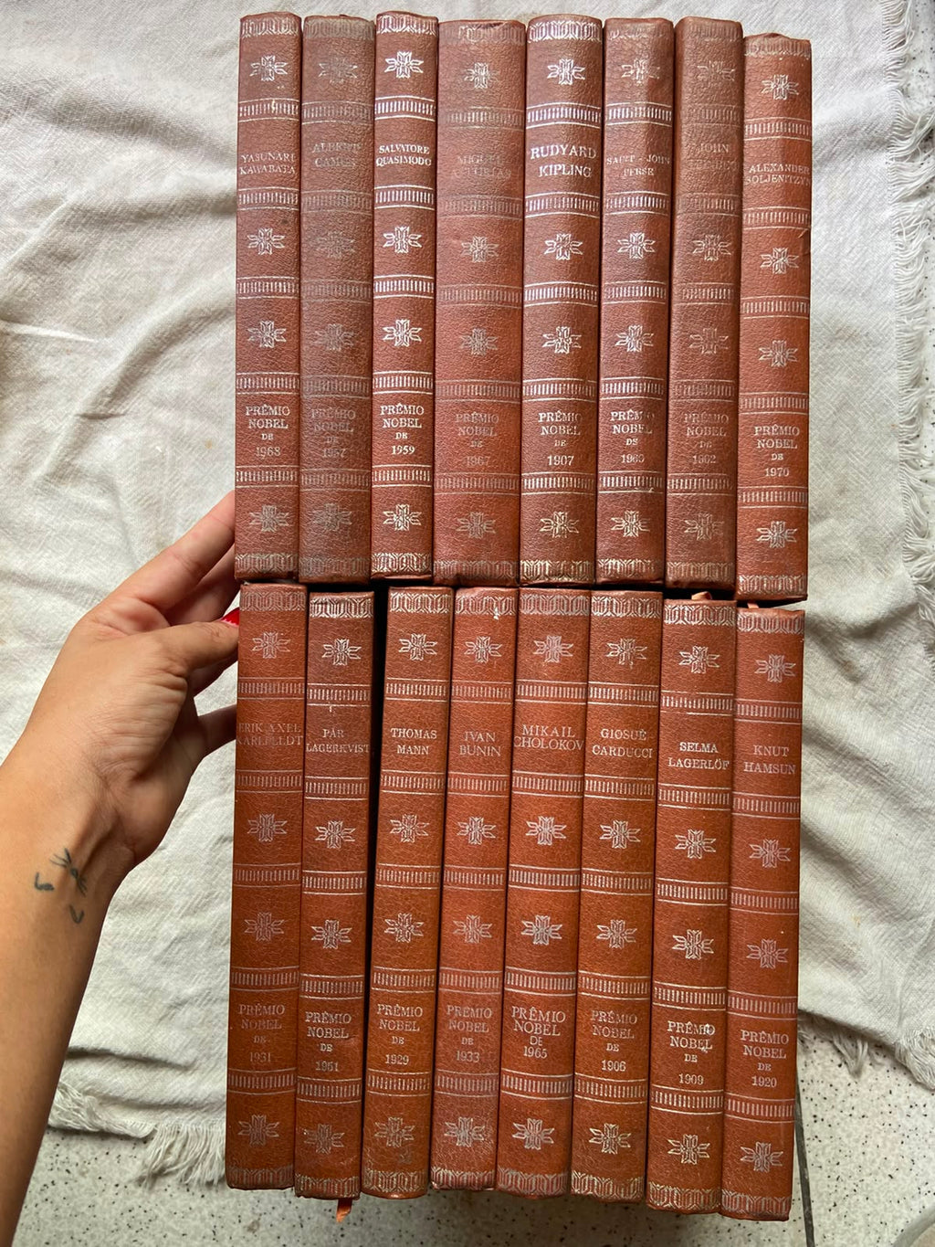 Livro Biblioteca Dos Prêmios Nobel De Literatura Box 17 Vol (Usado)