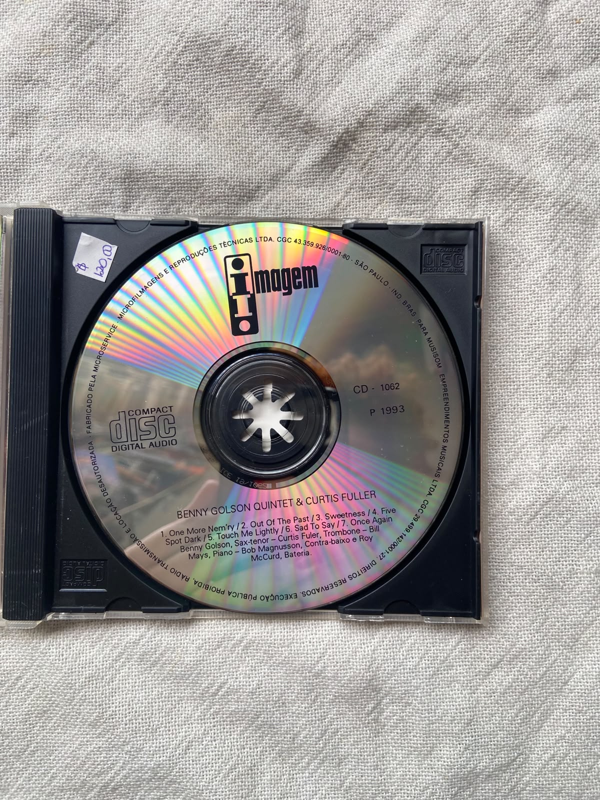 Cd One More Memry Benny Golson Quinte Featuring Curtis Fulle (Usado)