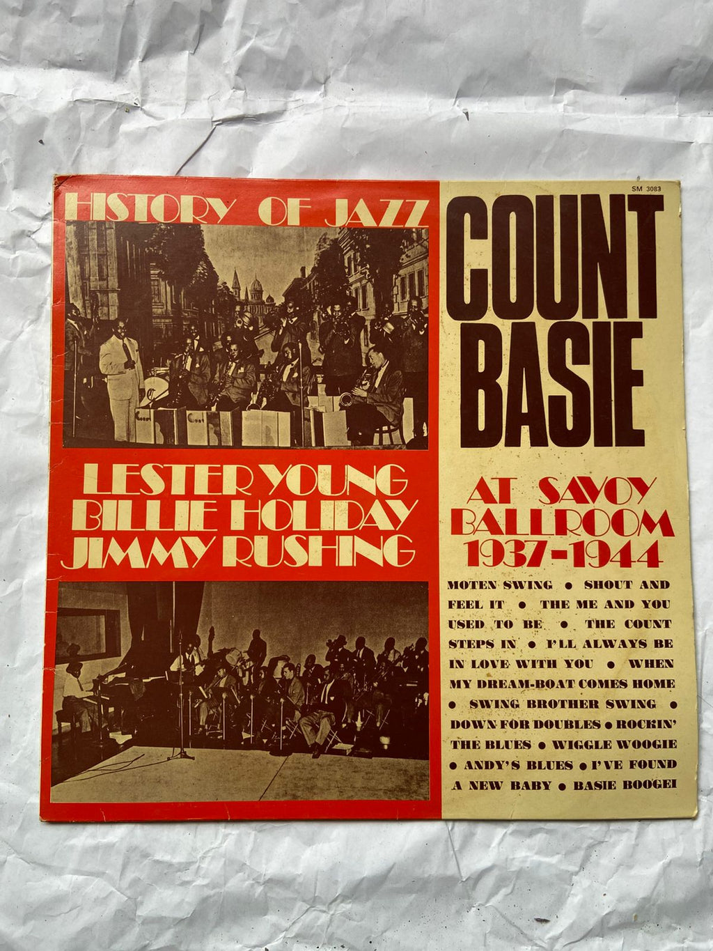 Lp Count Basie History Of Jazz 1971 Importado Itália (Usado)