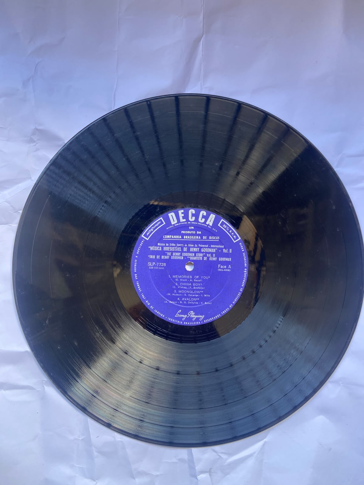 Lp The Benny Goodman Story Com Steve Allen E Donna Vol 2 (Usado)