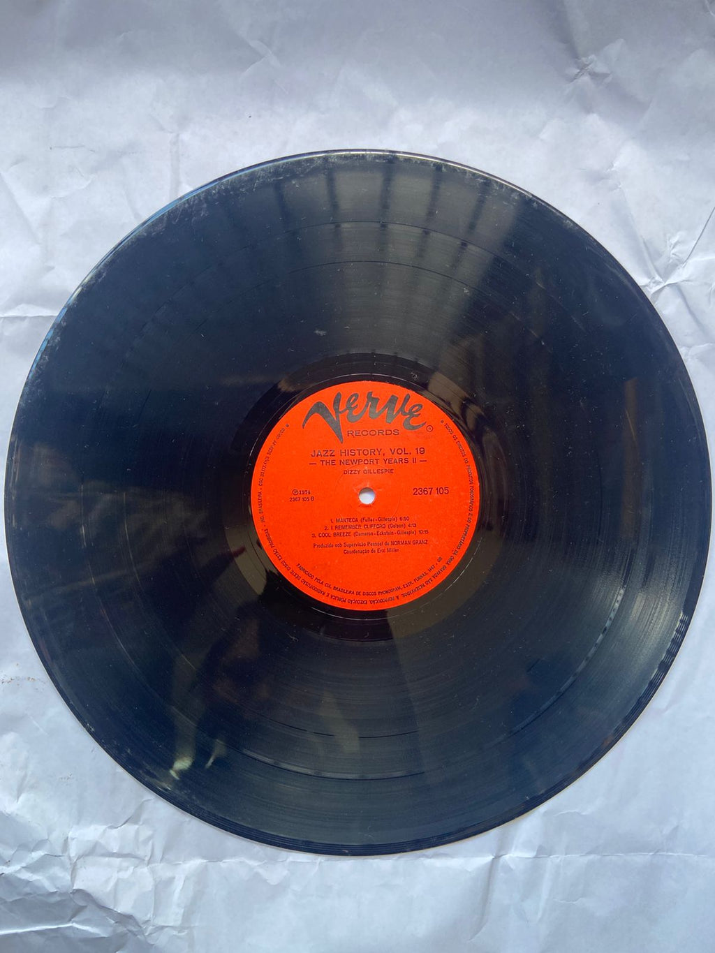 Lp Jazz History The Newport Years Ll 1974 Vol 19 (Usado)