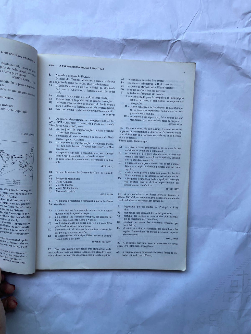 Livro Aquino À História No Vestibular 1 Edição 1983 (Usado)