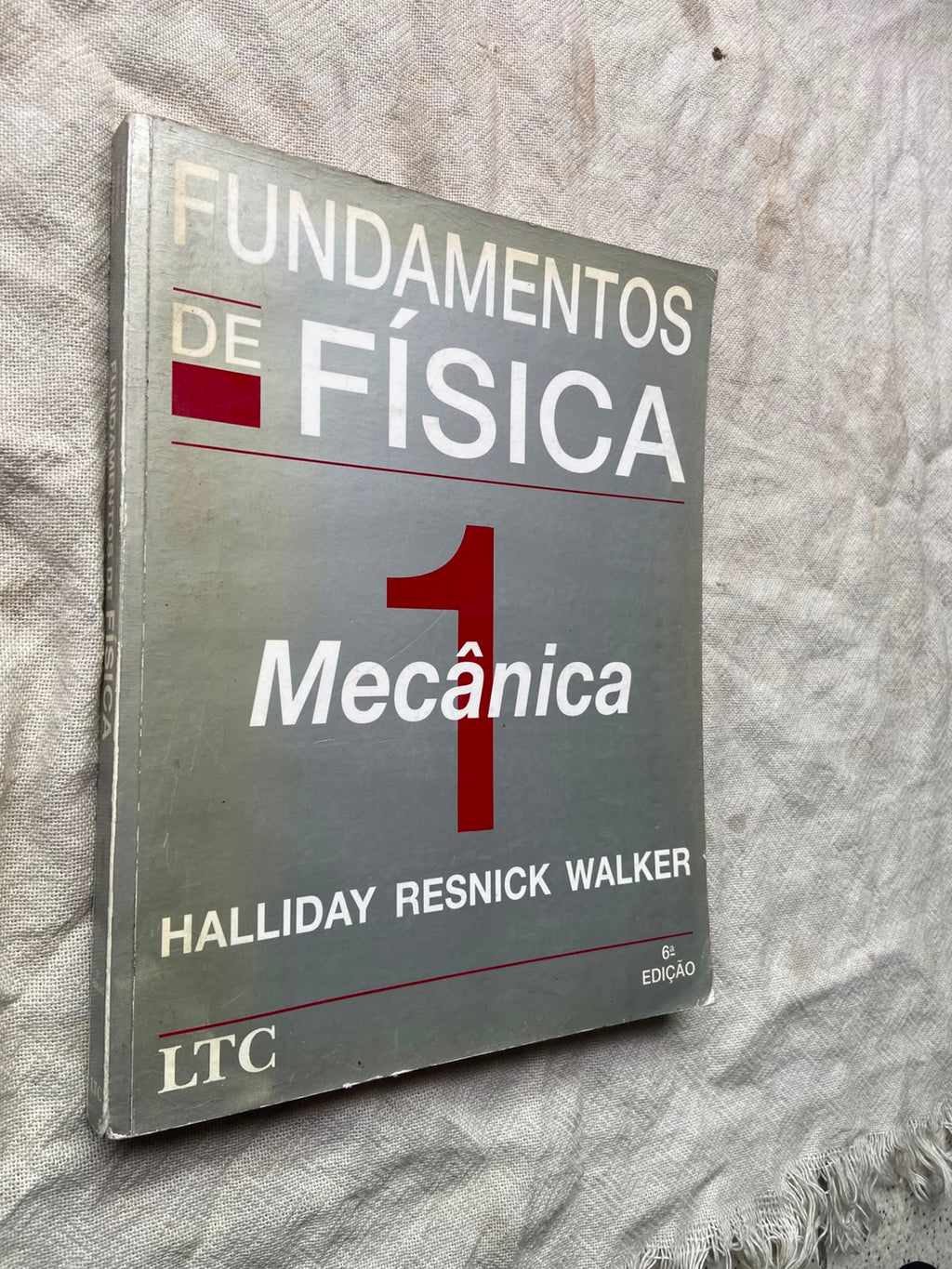 Livro Fundamentos De Física 1 Mecânica 6 Edição 2002 (Usado)