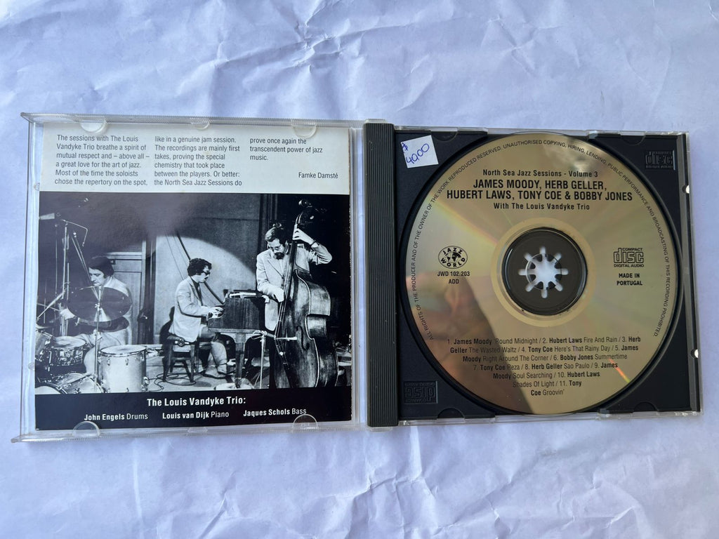 Cd North Sea Jazz Sessions Vol 3 James Moody Herb Geller (Usado)