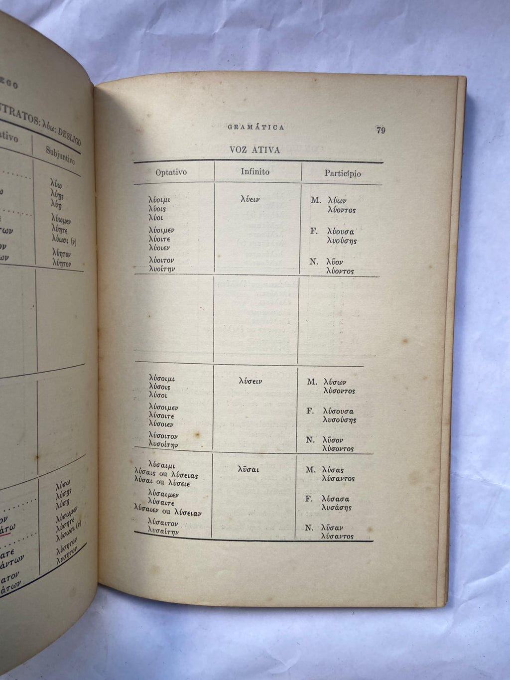 Livro Curso De Grego E Gramática 2 Edição Box 3 Vol 1957 (Usado)