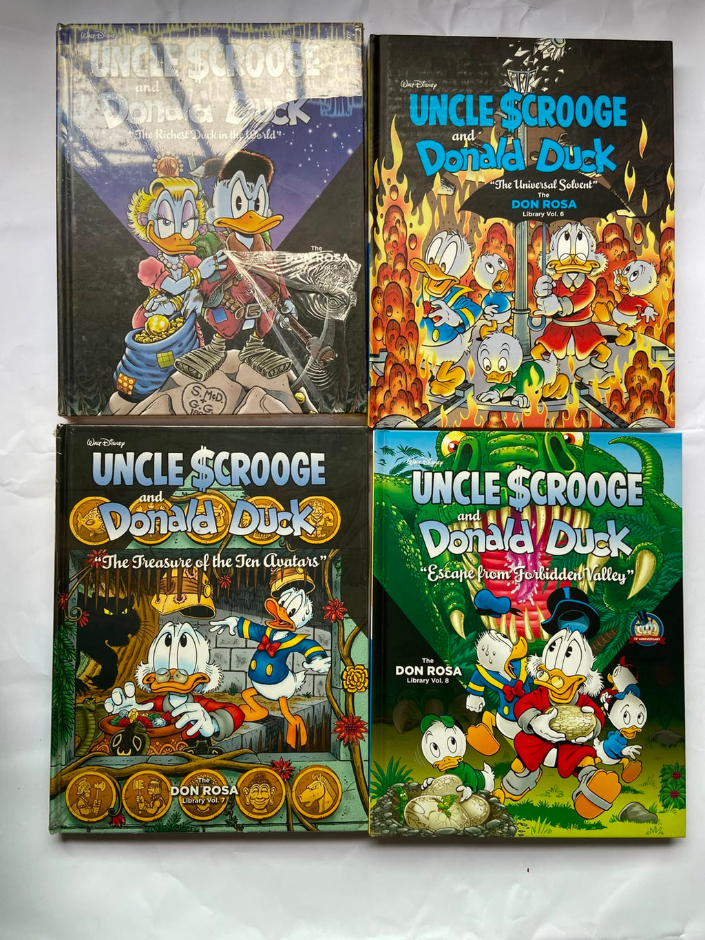 Gibi Uncle Scrooge And Donald Dock Coleção 10 Vol Don Rosa (Usado)
