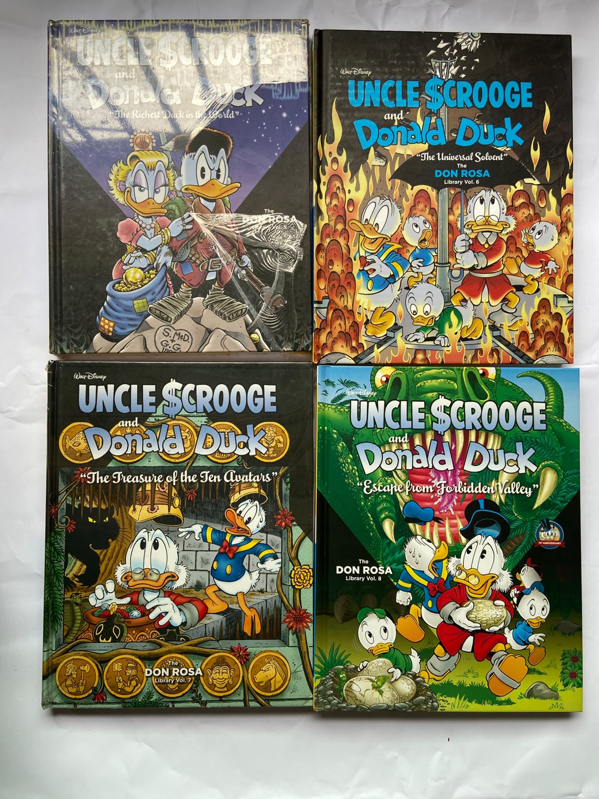 Gibi Uncle Scrooge And Donald Dock Coleção 10 Vol Don Rosa (Usado)