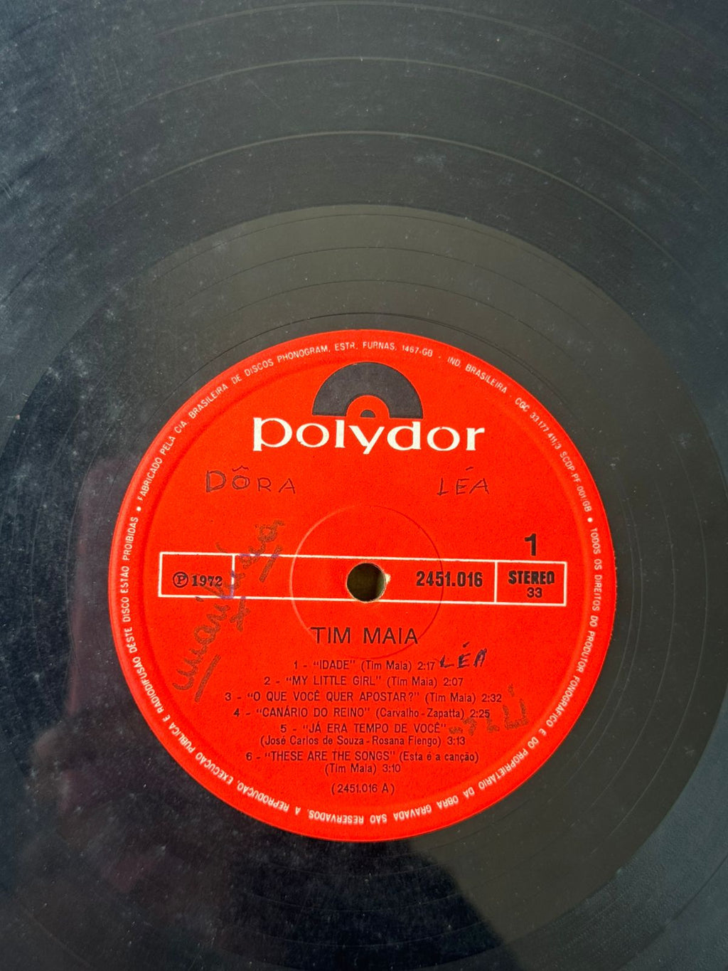 Lp Tim Maia 1972 (Usado)
