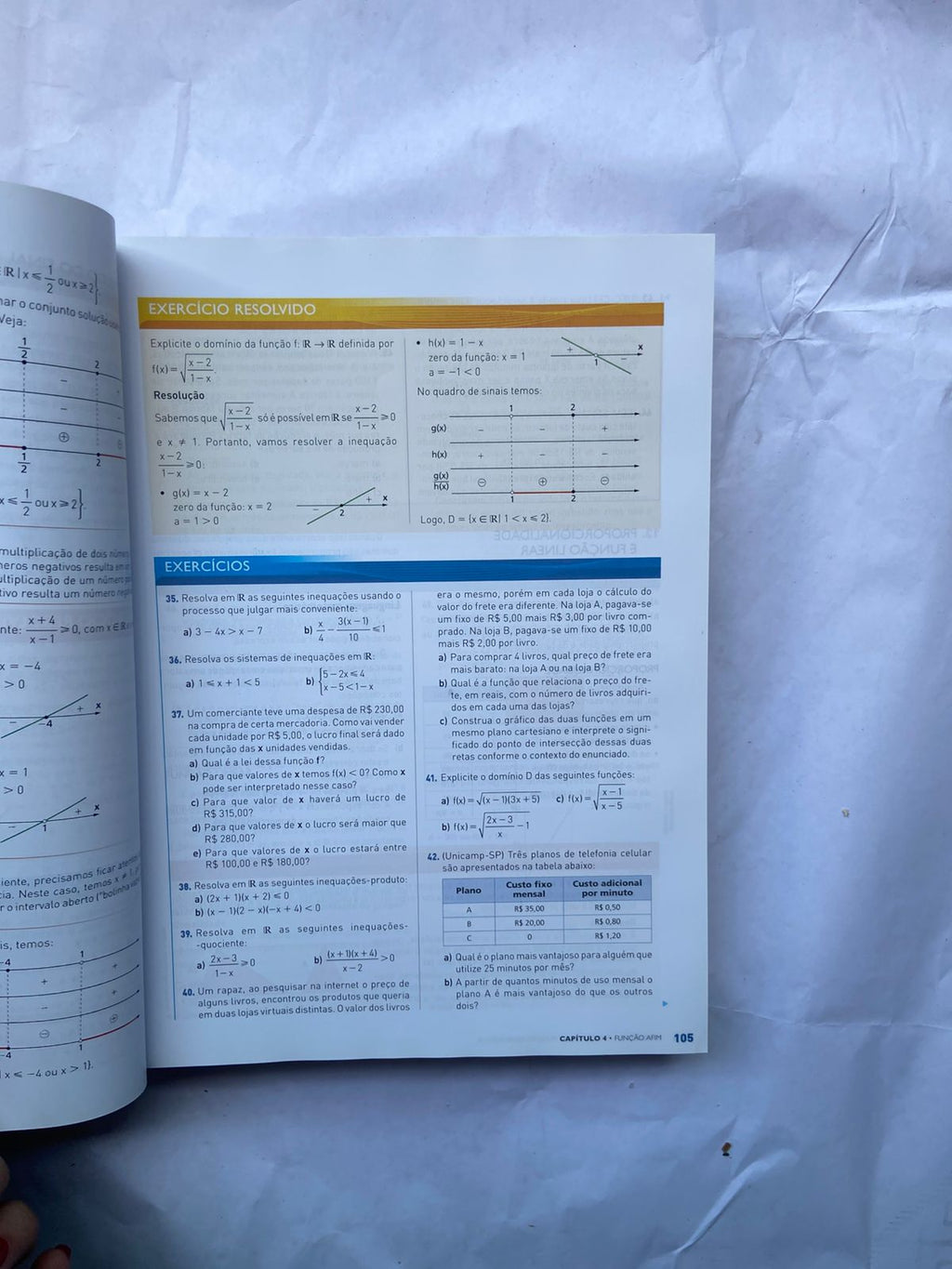 Livro Matemática Contexto E. Aplicações 4 Edição Vol Único (Usado)