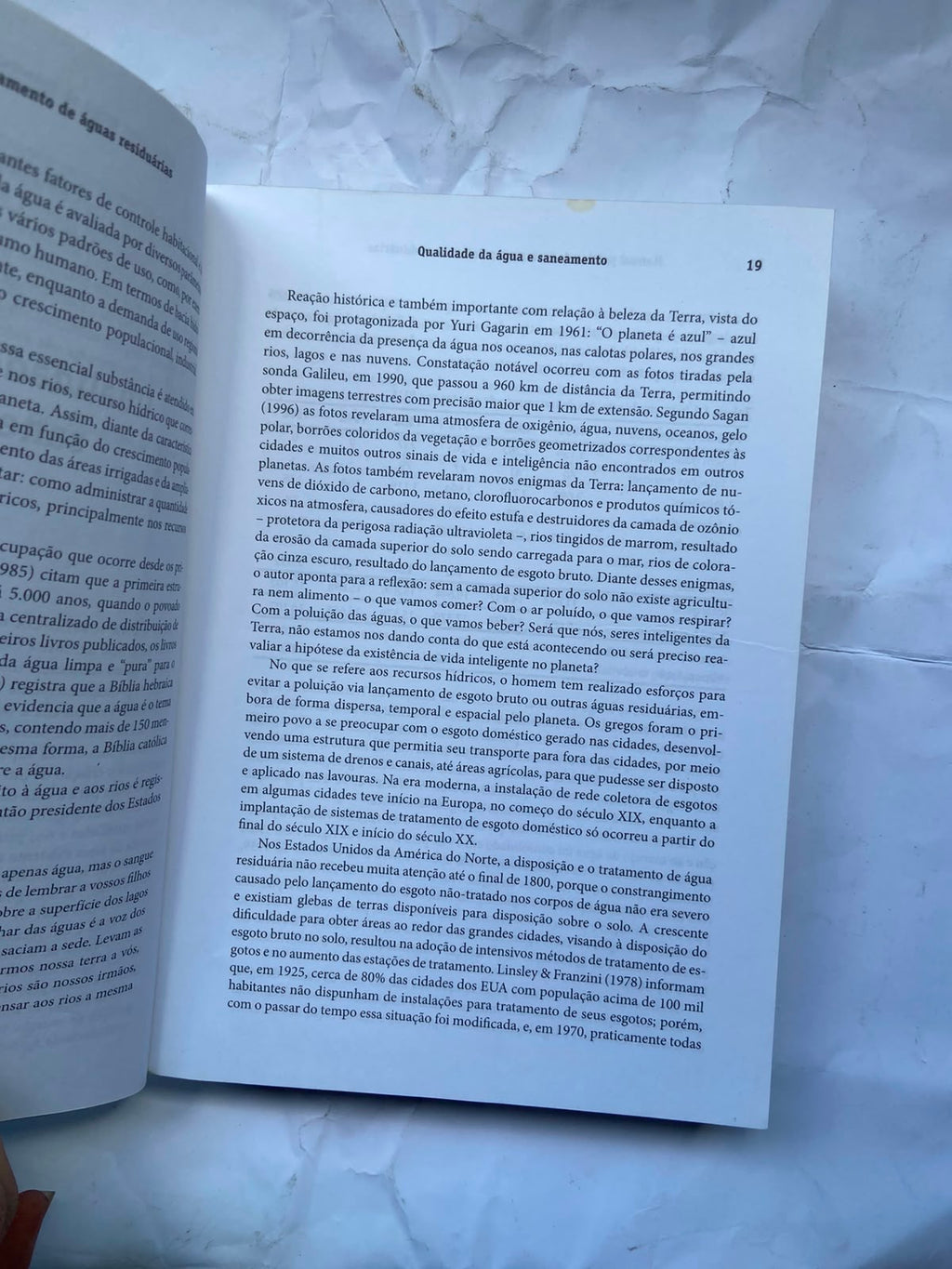 Livro Manual Prático De Tratamento De Água Residuarias 2008 (Usado)