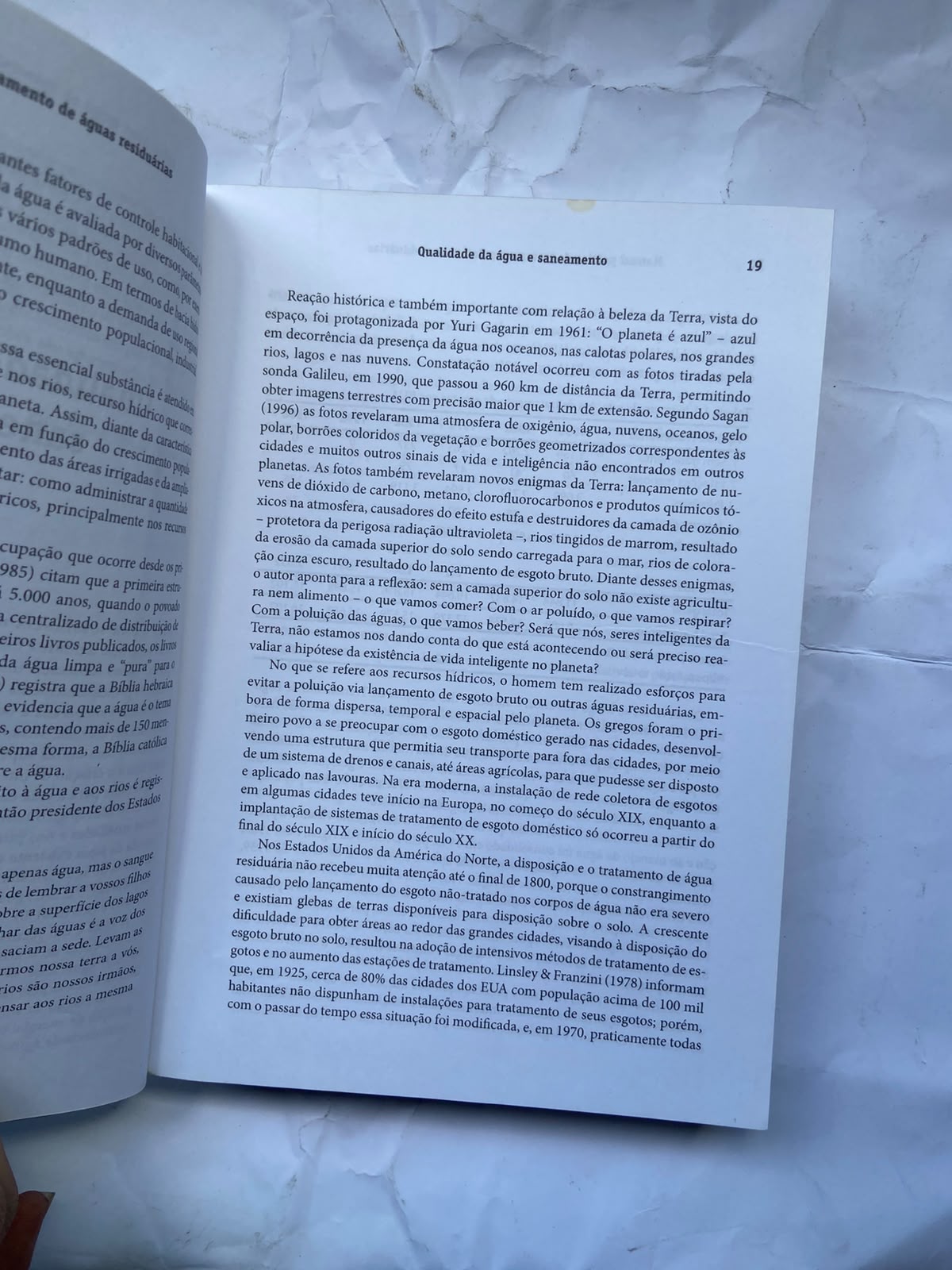 Livro Manual Prático De Tratamento De Água Residuarias 2008 (Usado)