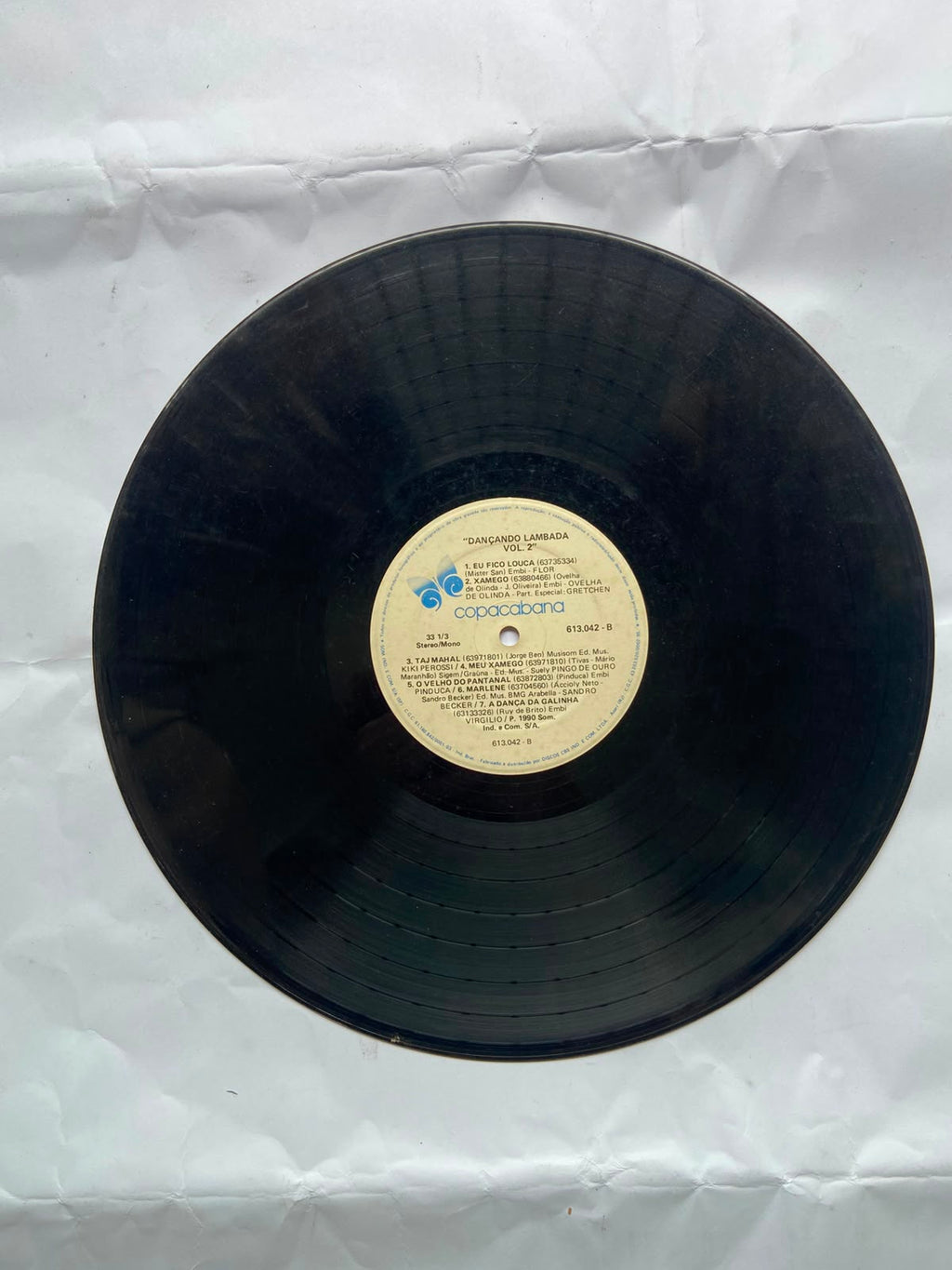 Lp Dançando Lambada Vol 2 1990 (Usado)