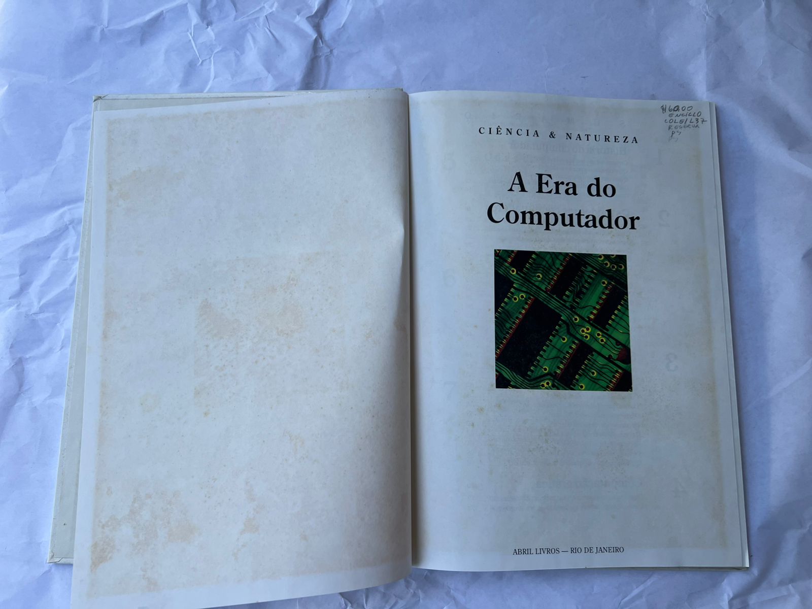 Livro A Era Do Computador Ciência E Natureza Col Time Life (Usado)