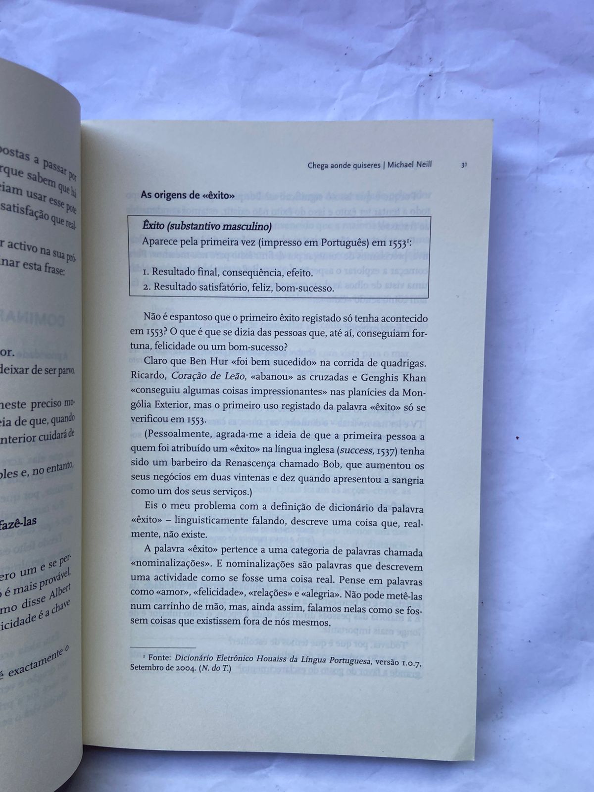 Livro Chega Aonde Quiseres 01 Edição (Usado)
