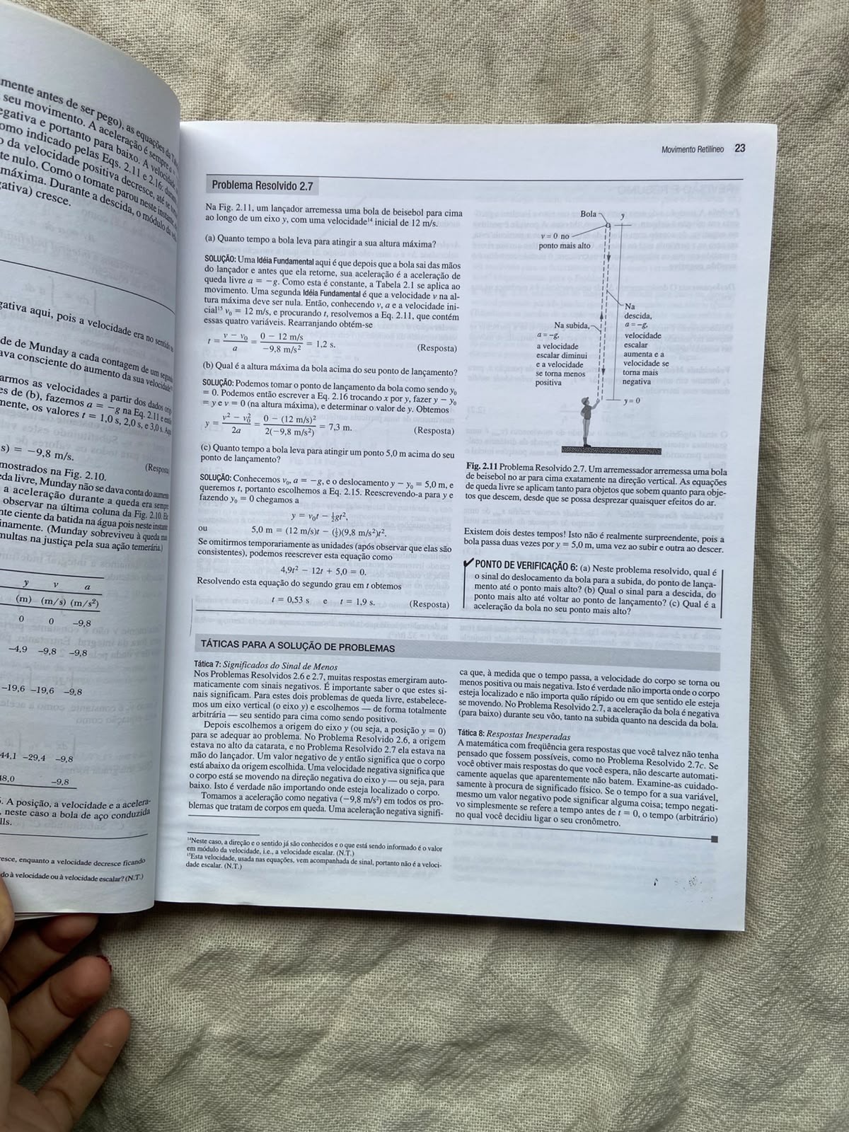 Livro Fundamentos De Física 1 Mecânica 6 Edição 2002 (Usado)