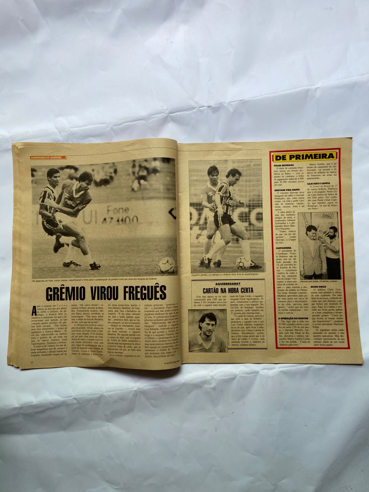 Revista Placar Mais 24 Março De 1989 Número 980 (Usado)