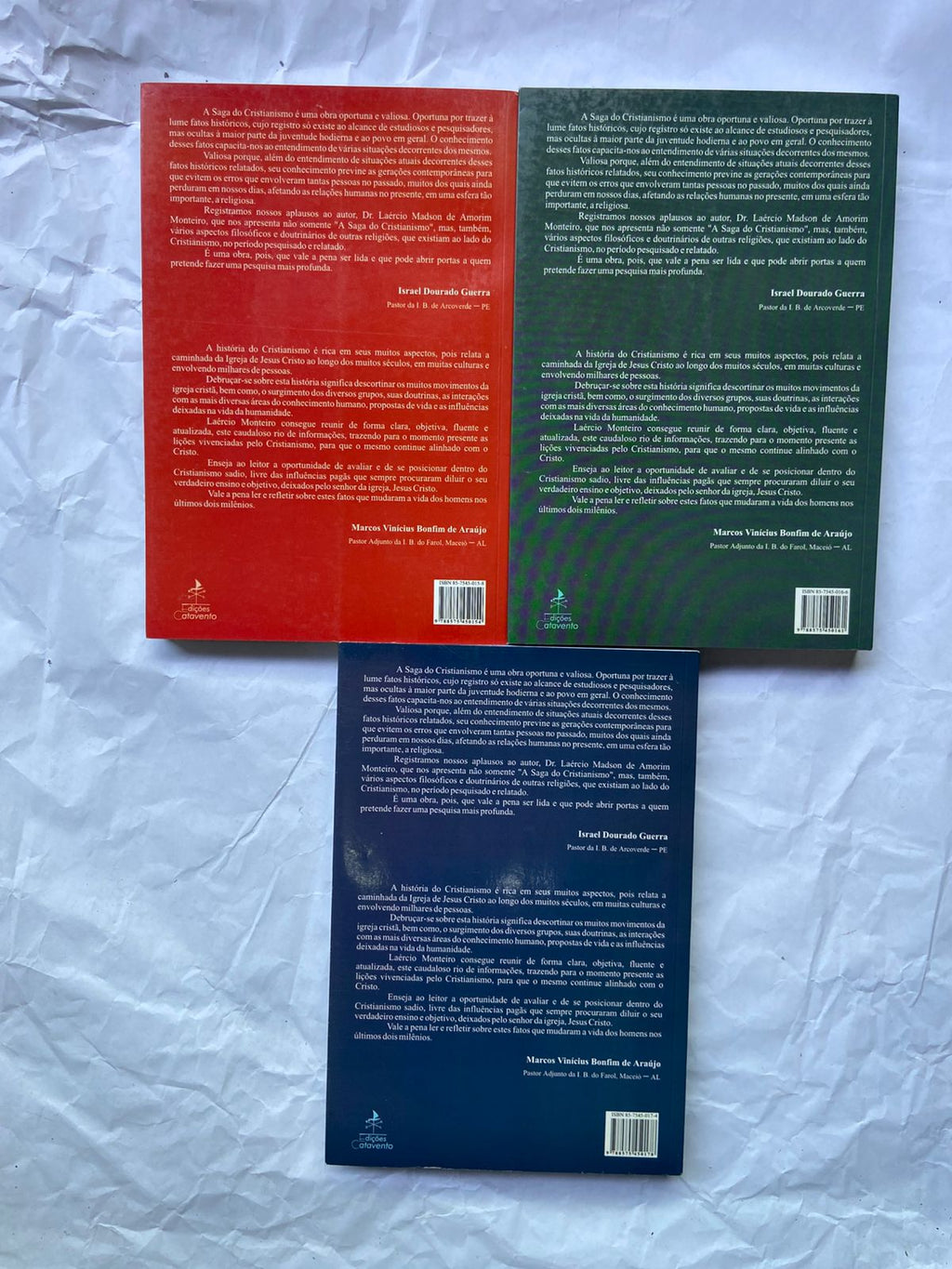 Livro A Saga Do Cristianismo Laercio Monteiro Box 3 Vol 2002 (Usado)