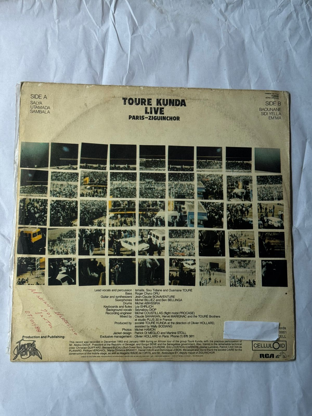 Lp Toure Kunda Live Paris Ziguinchor 1987 (Usado)