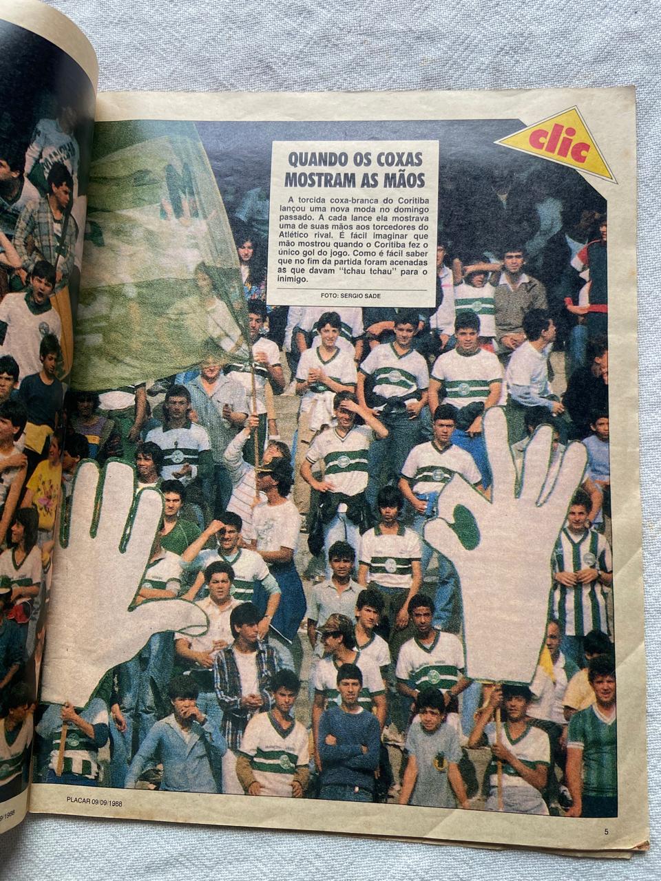 Revista Placar Mais Guia Da Copa União 9 Setembro 1988 N 953 (Usado)