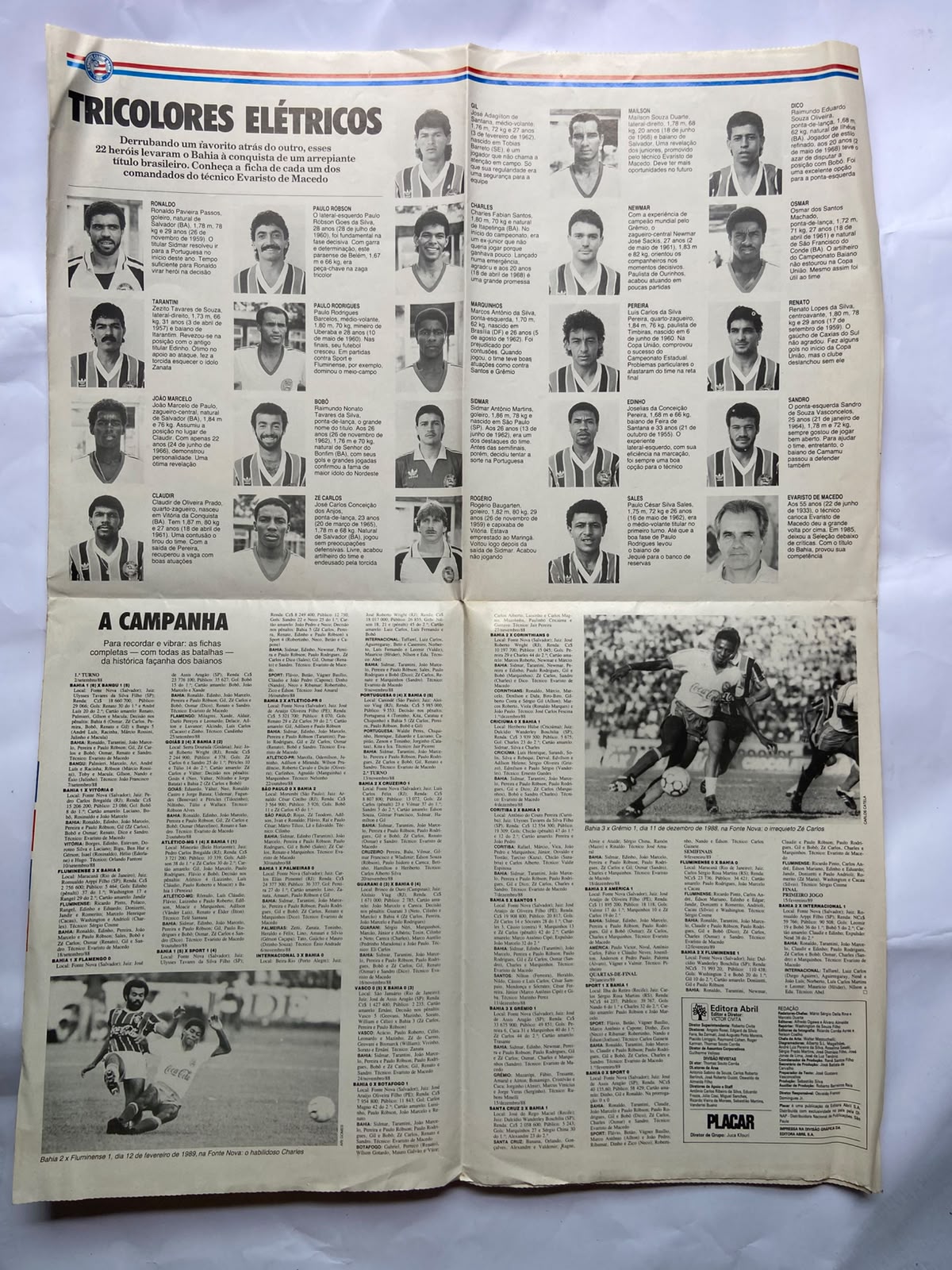 Revista Placar Documento Histórico Número 976 A (Usado)