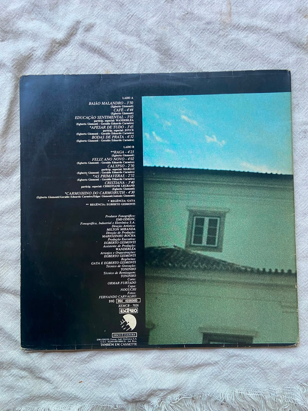 Lp Carmo Egberto Gismonti 1977 (Usado)