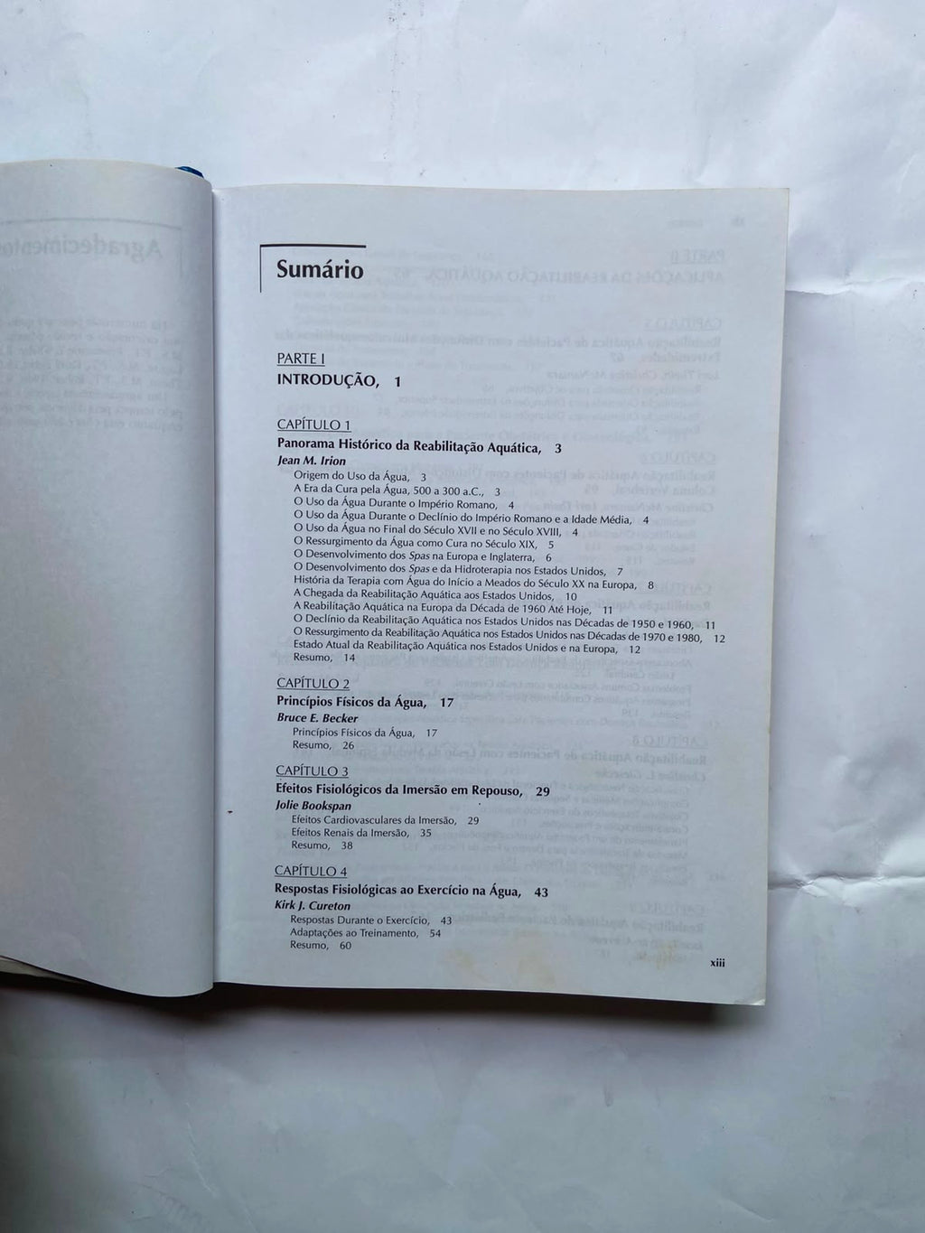 Livro Reabilitação Aquática 1 Edição 2000 (Usado)