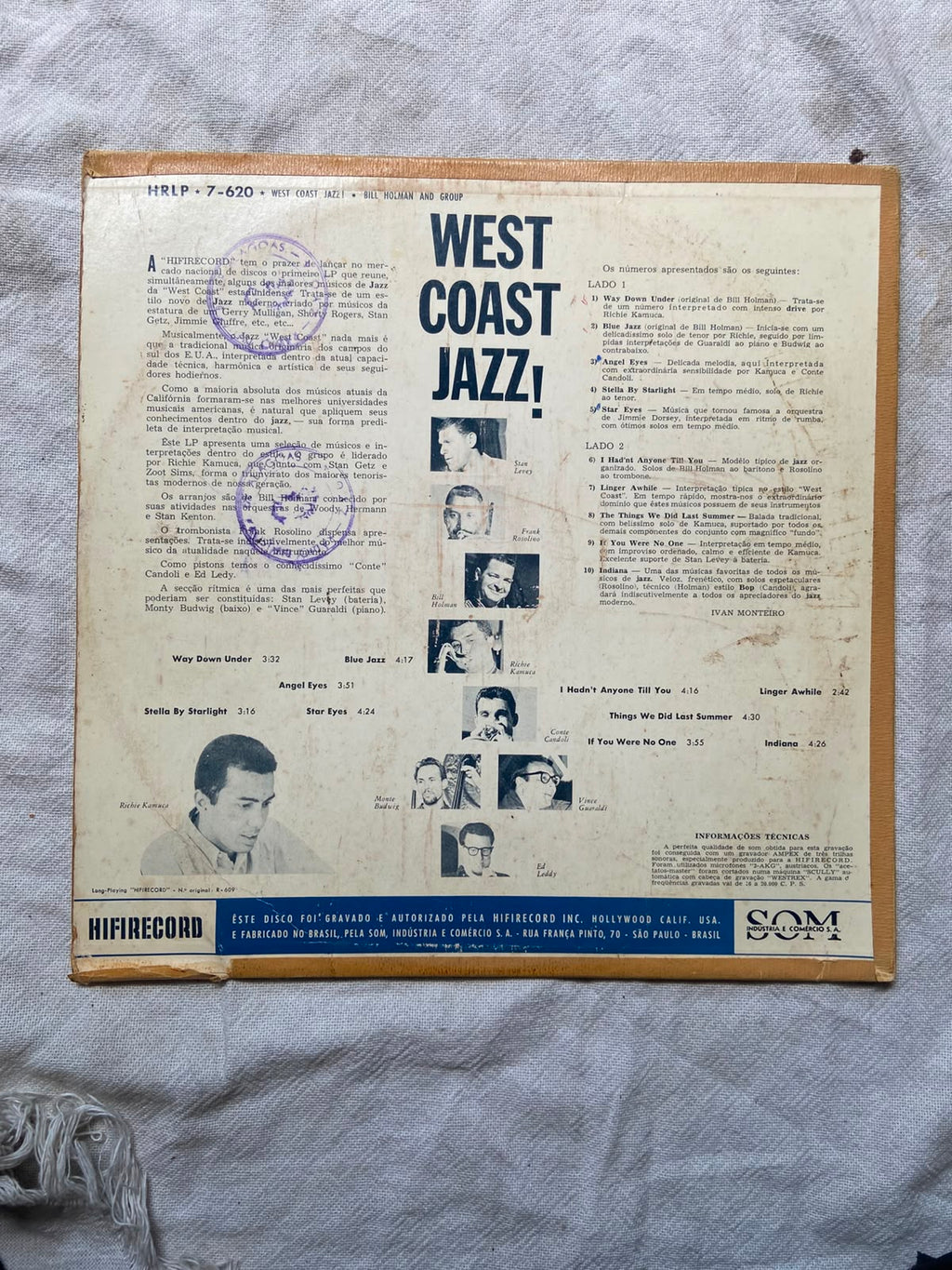 Lp West Coast Jazz In Hifi (Usado)