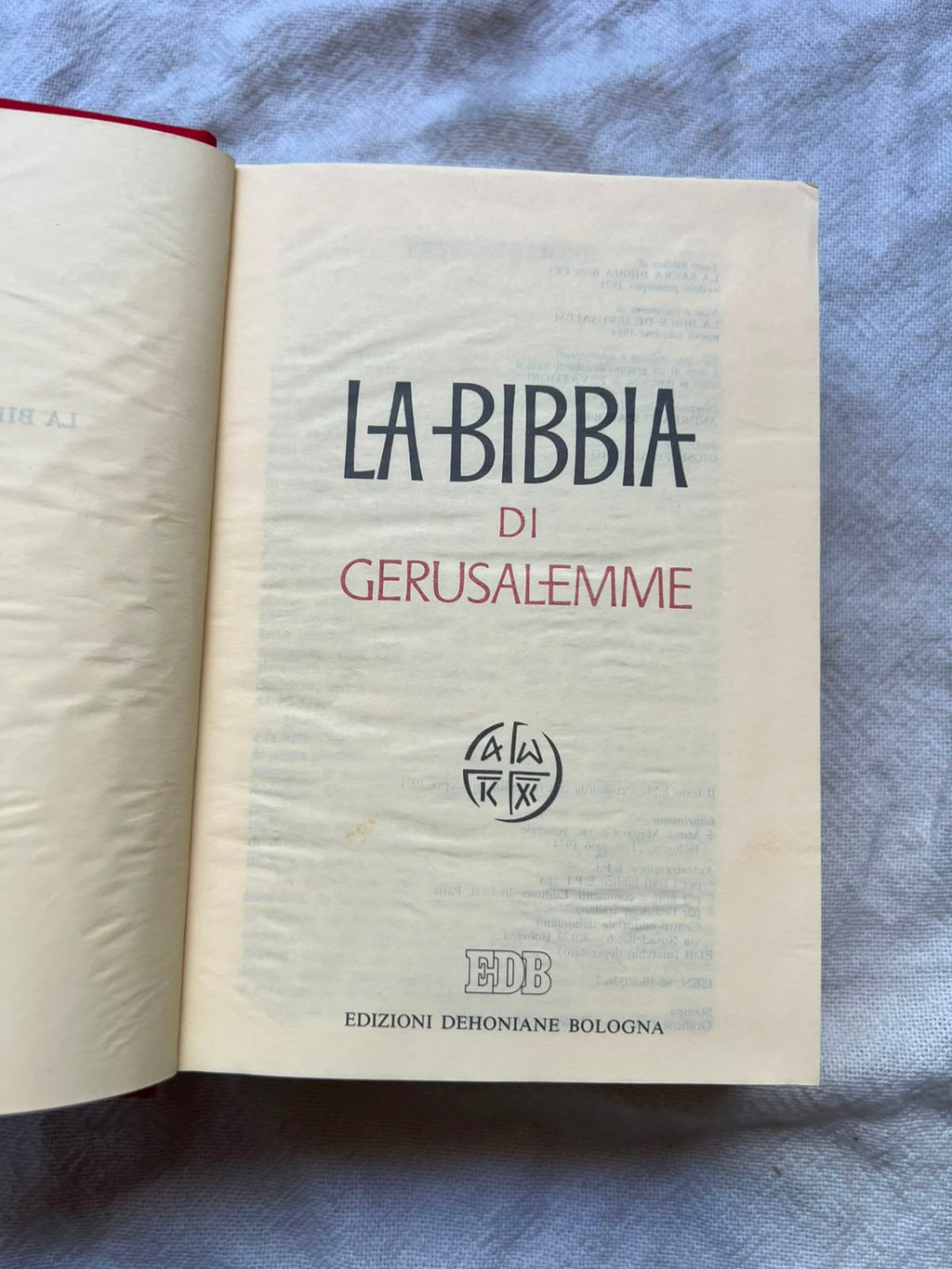 La Bibbia Di Gerusalemme
