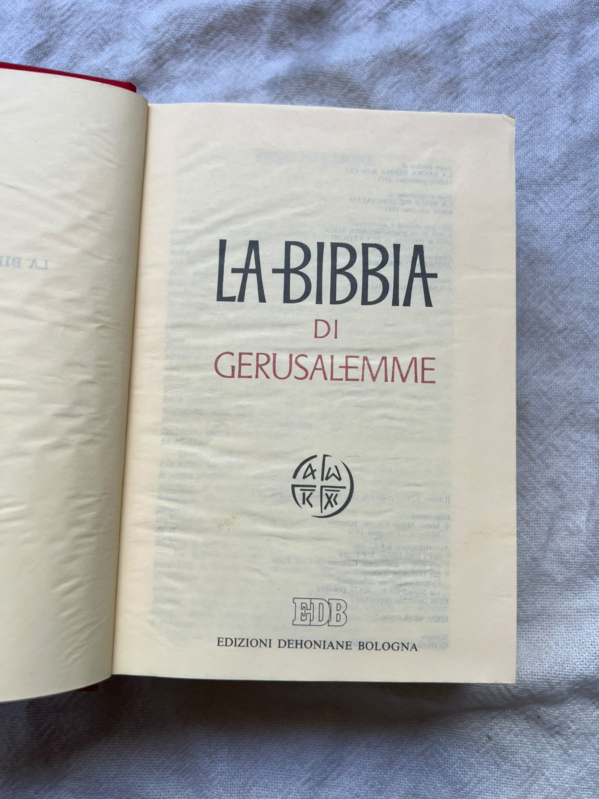 La Bibbia Di Gerusalemme