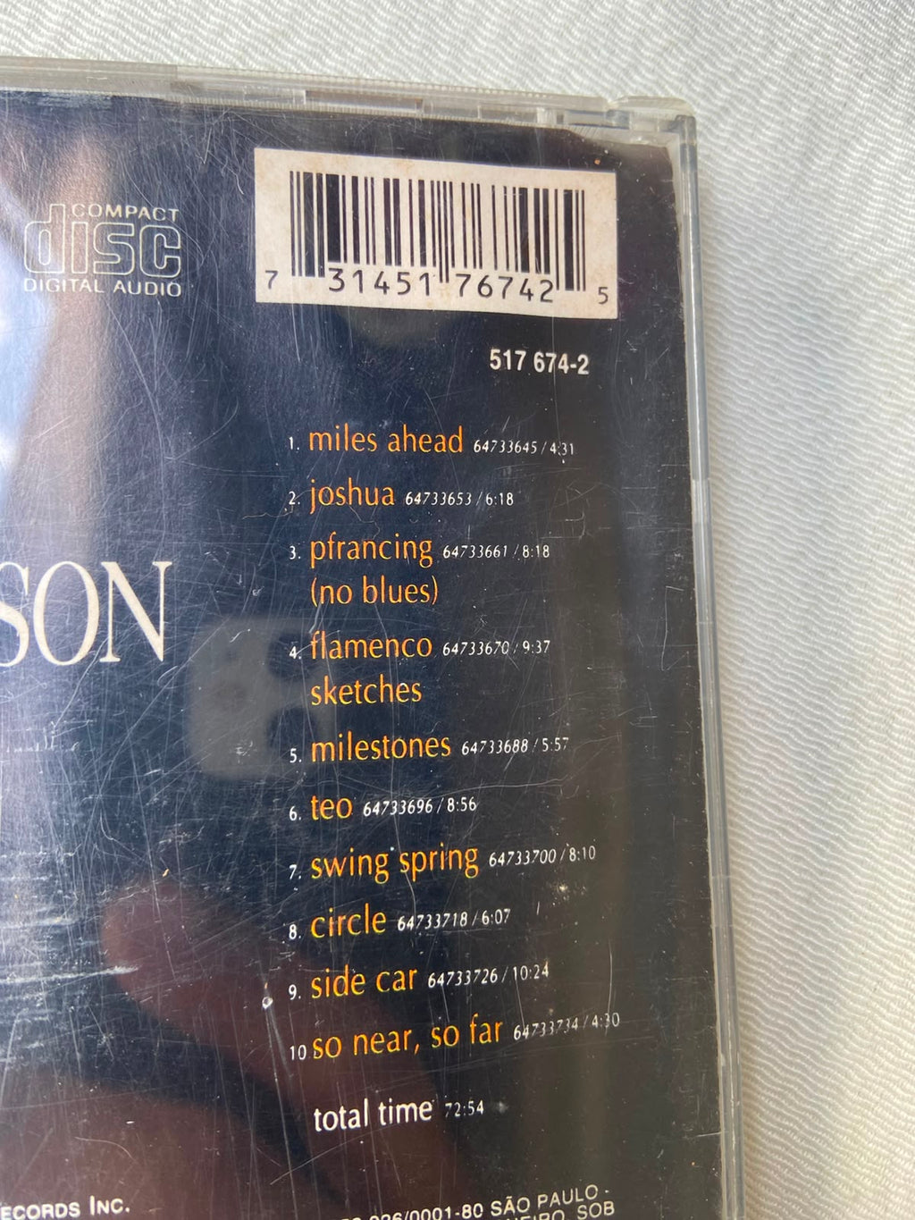Cd Joe Henderson Só Near Só Far Musings For Miles 1993 (Usado)