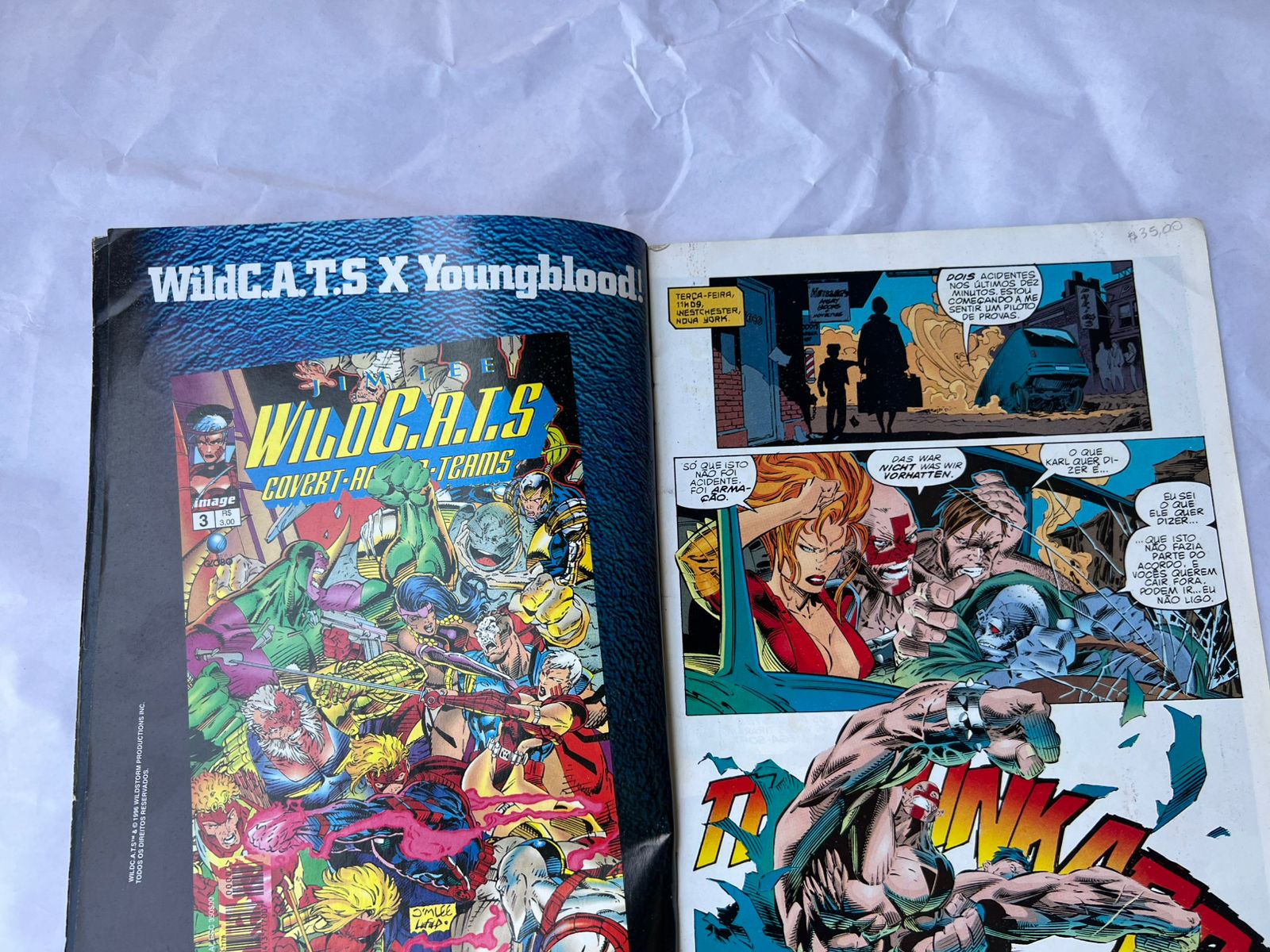 Gibi Cyber Force 3 Marc Silvestri Dezembro 1996 (Usado)