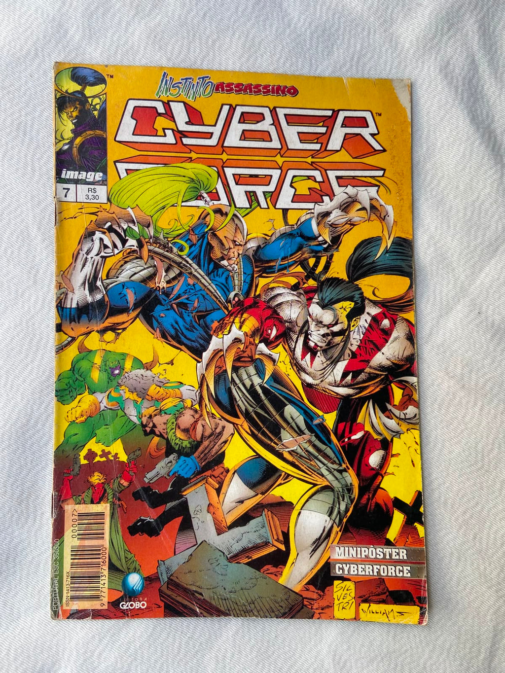 Gibi Cyber Force 7 Marc Silvestri Abril 1997 (Usado)