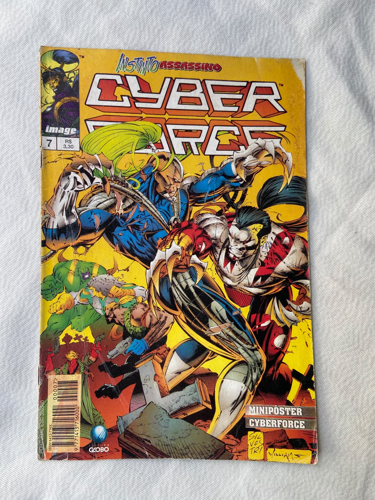 Gibi Cyber Force 7 Marc Silvestri Abril 1997 (Usado)