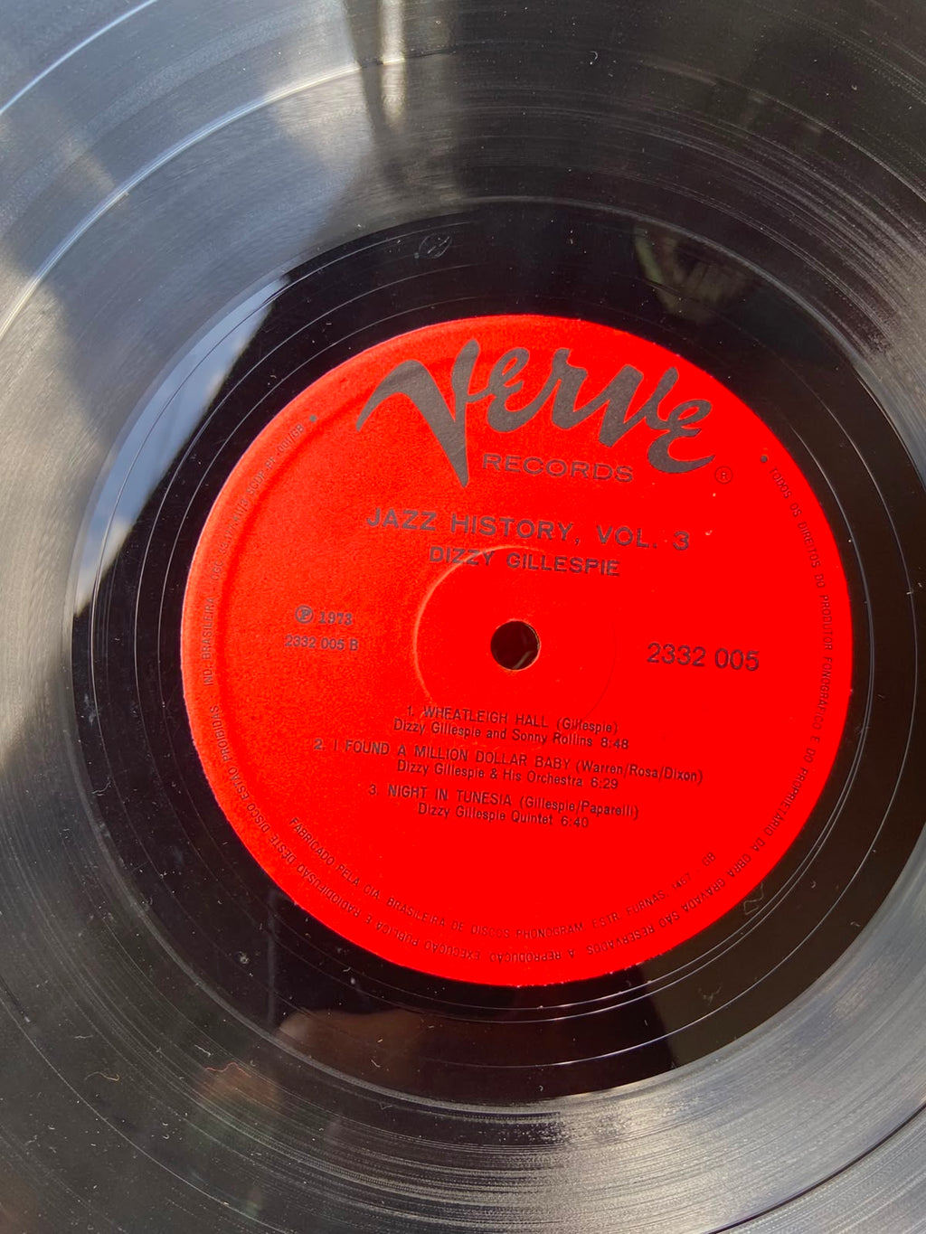 Lp Dizzy Gillespie Jazz History Vol 3 Duplo 1973 (Usado)