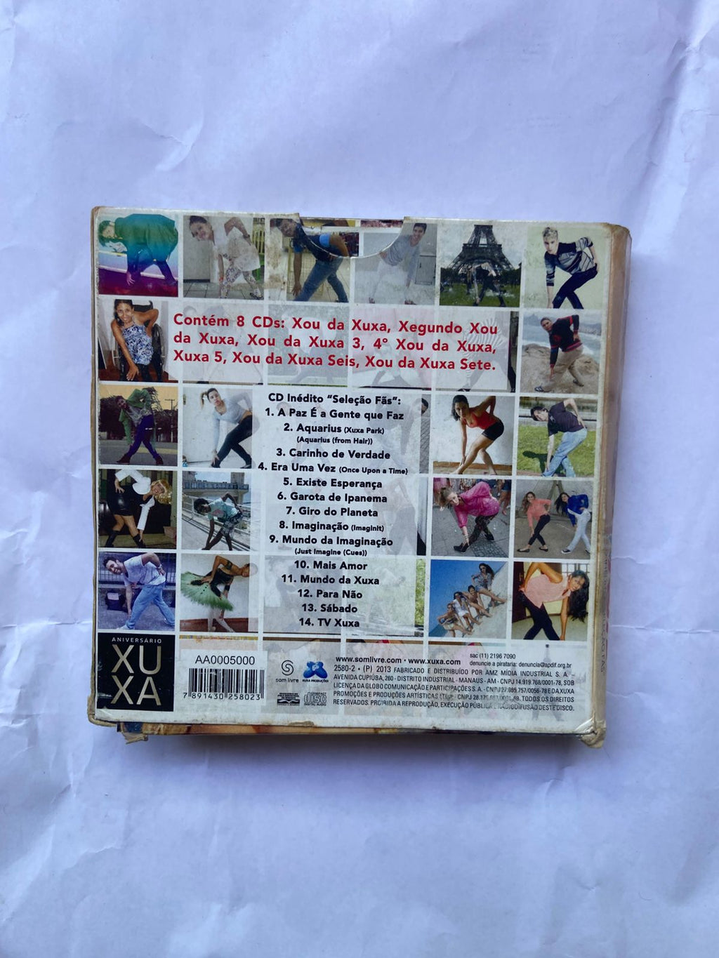 Cd Coleção Xou Da Xuxa E Cd Inédito Seleção De Fãs Box 8 Cds (Usado)