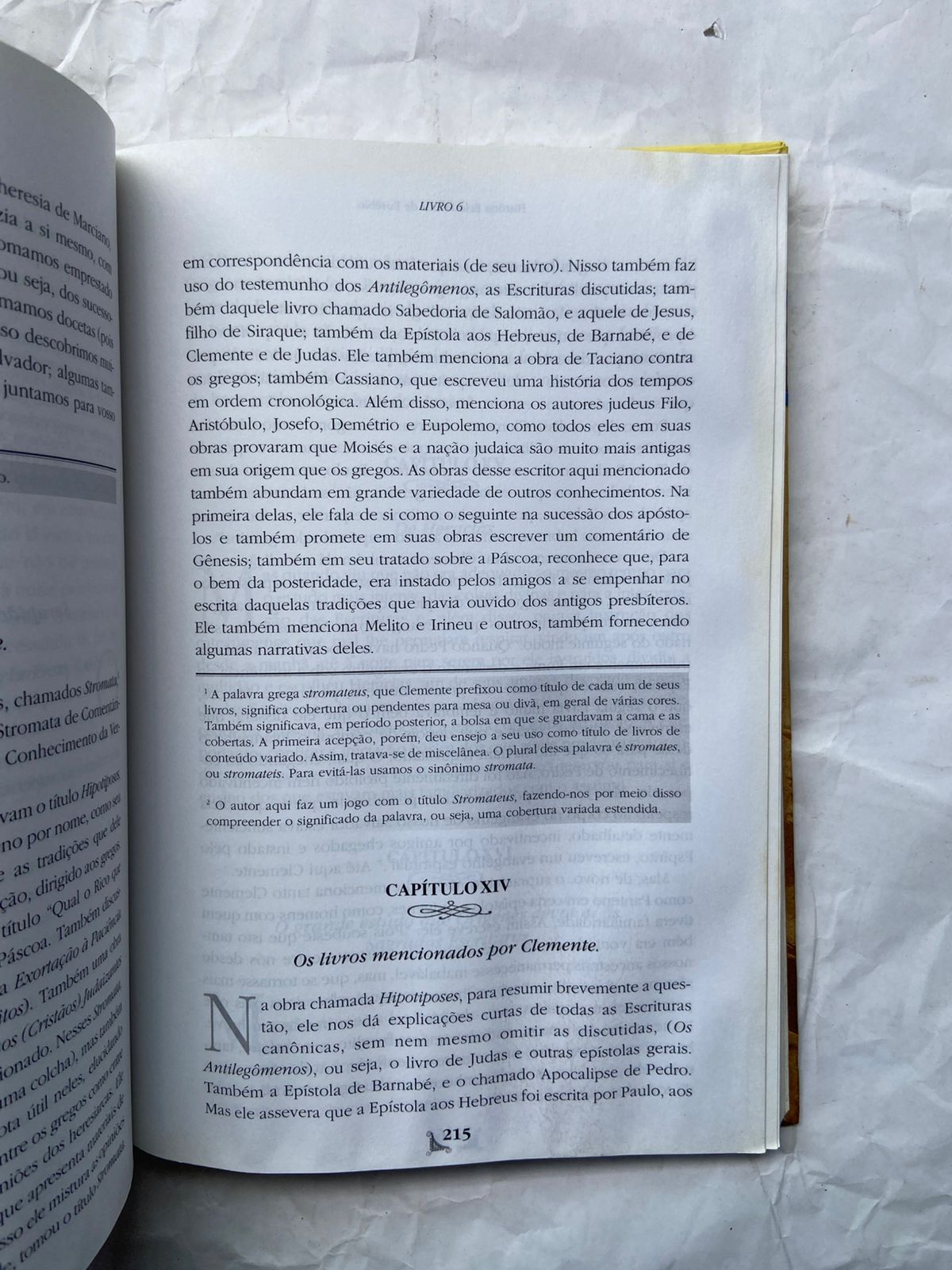 Livro História Eclesiástica 1999 (Usado)