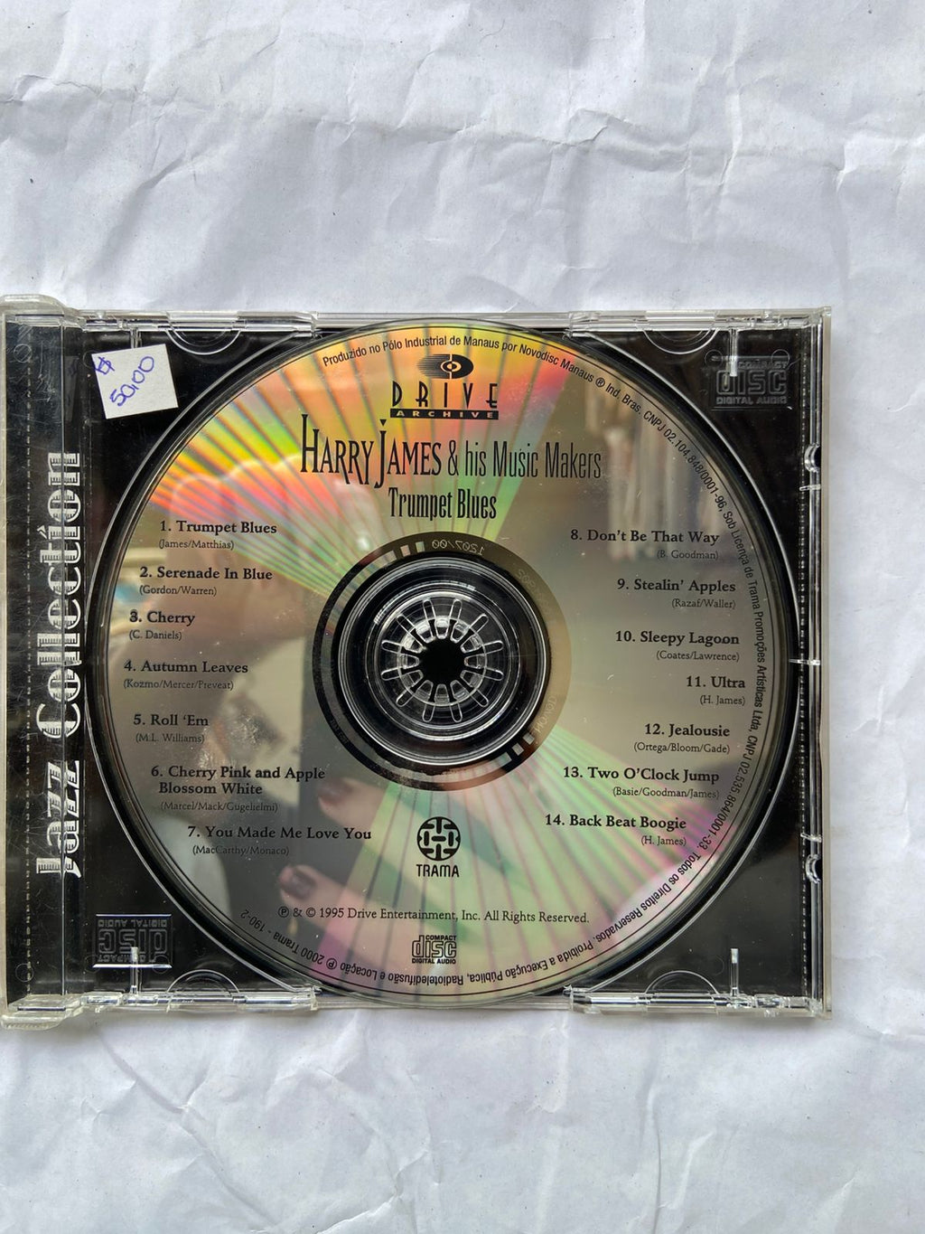 Cd Harry James E His Music Makers Trumpet Blues 1995 (Usado)