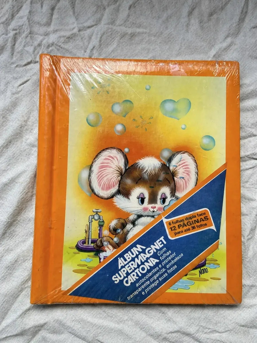 Álbum Supermagnect Cartona Com Folhas Autocolantes Novo (Usado)