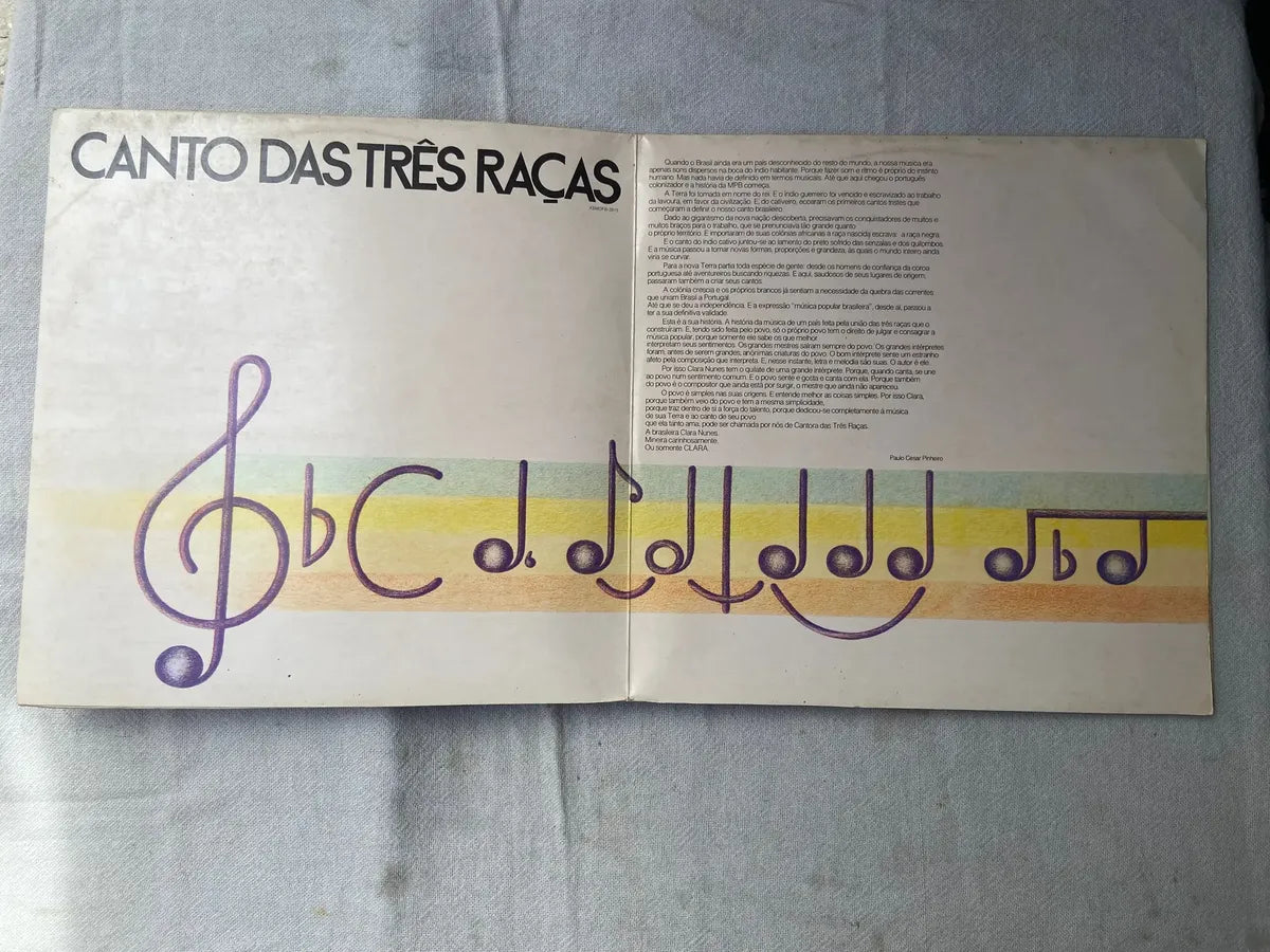 Lp Clara Nunes Canto Das Três Raças 1976 (Usado)