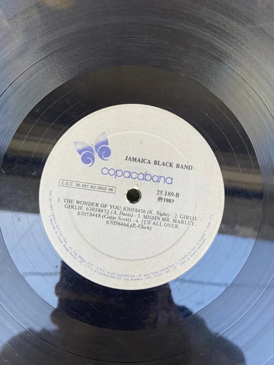 Lp Jamaica Black Band 1987 (Usado)