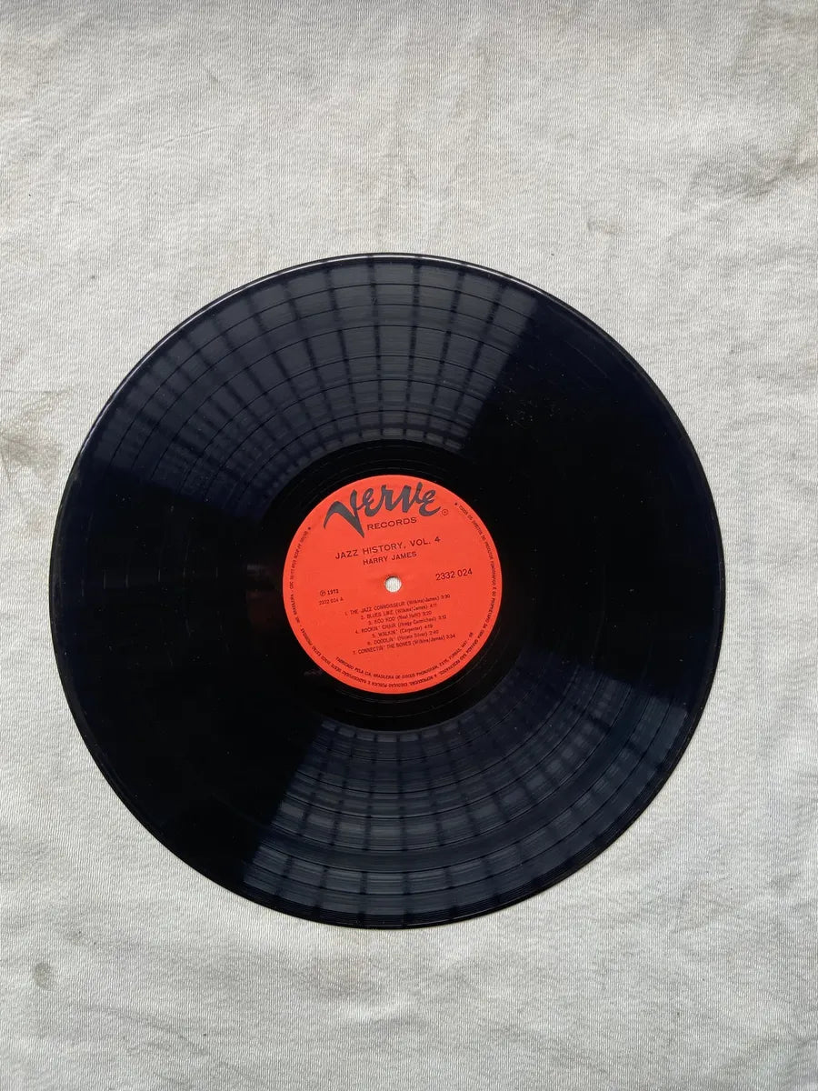 Lp Jazz History Harry Gene James Krupa 1973 Vol 4 Duplo (Usado)