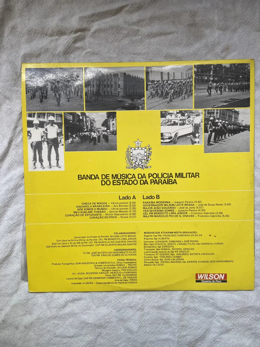 Lp Polícia Militar Do Estado Da Paraíba (Usado)