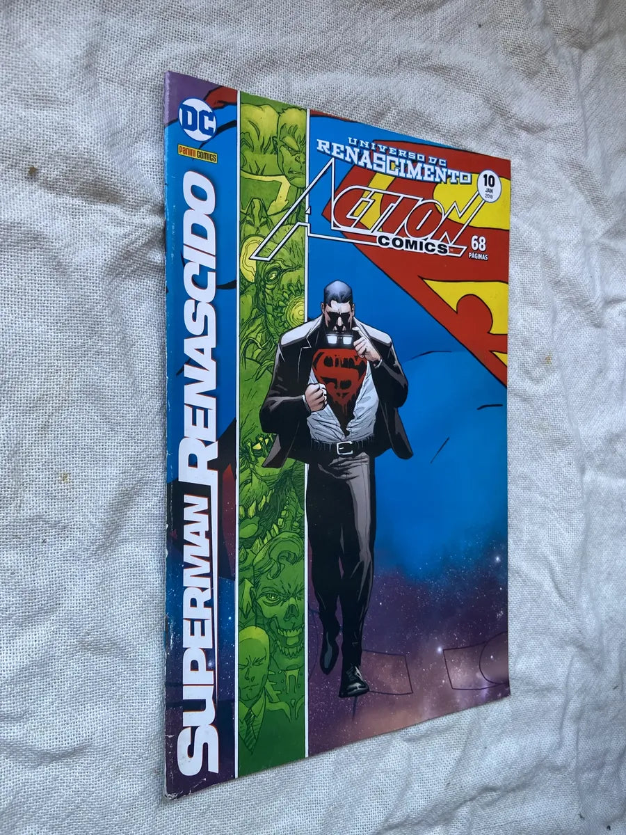 Gibi Superman Remascido Action Comics Número 10 (Usado)