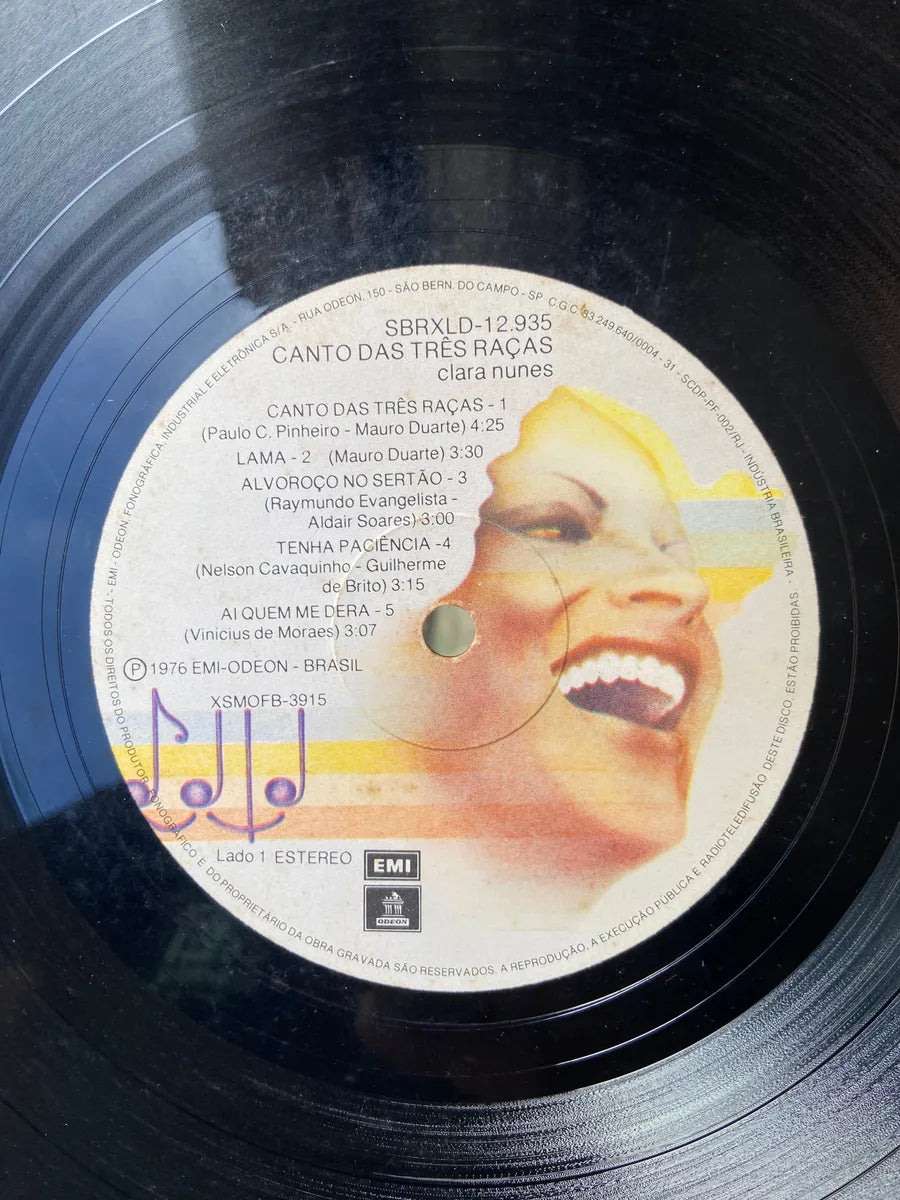Lp Clara Nunes Canto Das Três Raças 1976 (Usado)