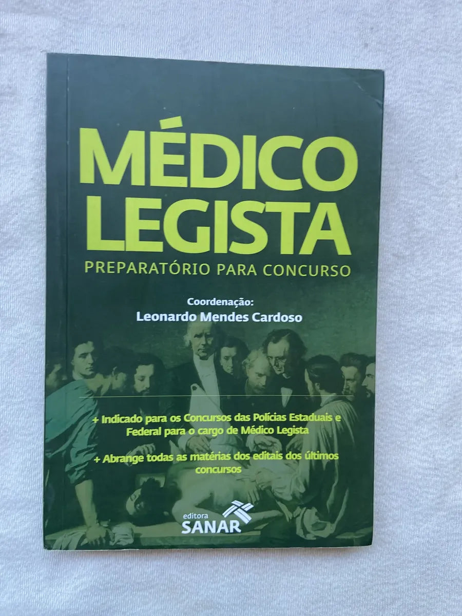 Livro Médico Legista Preparatório Para Concurso 2015 (Usado)