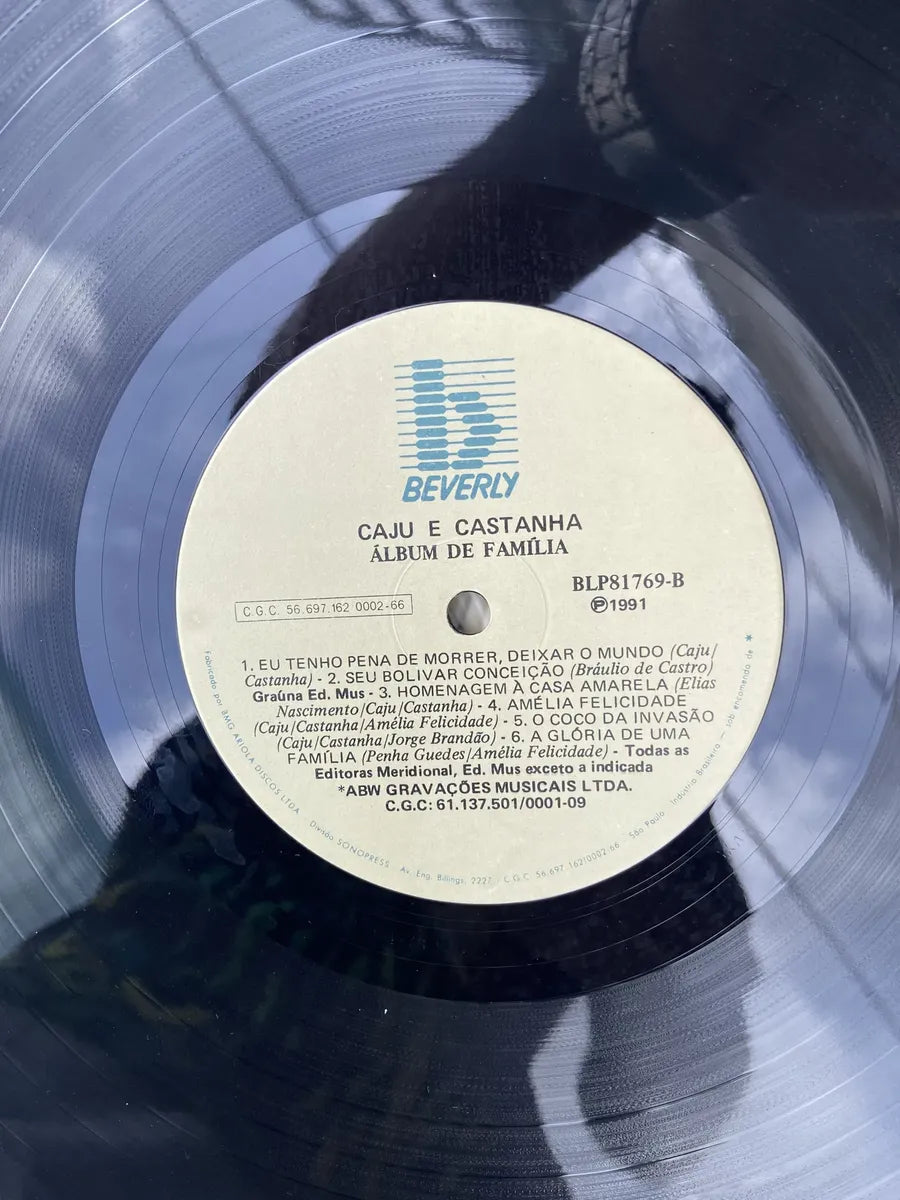 Lp Caju E Castanha Álbum De Família 1991 (Usado)