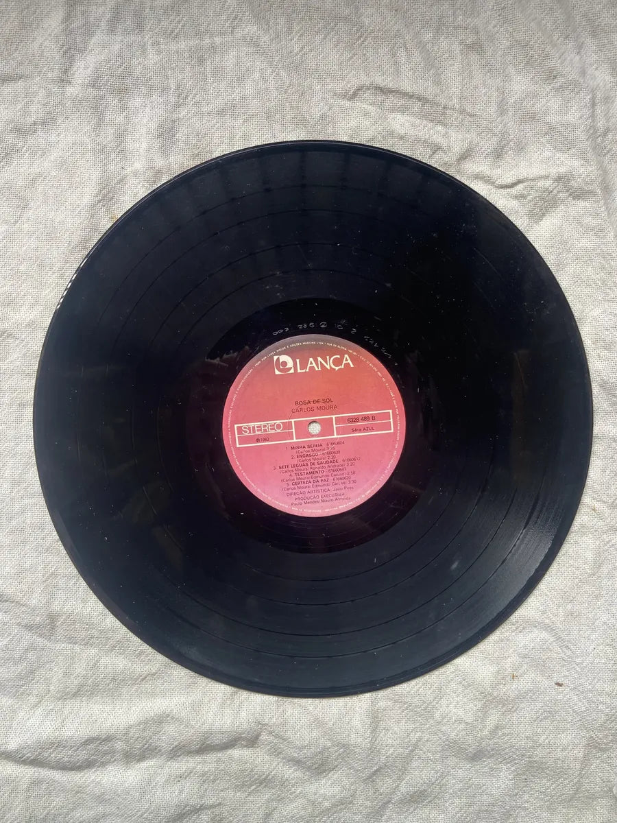 Lp Carlos Moura Rosa De Sol 1982 (Usado)