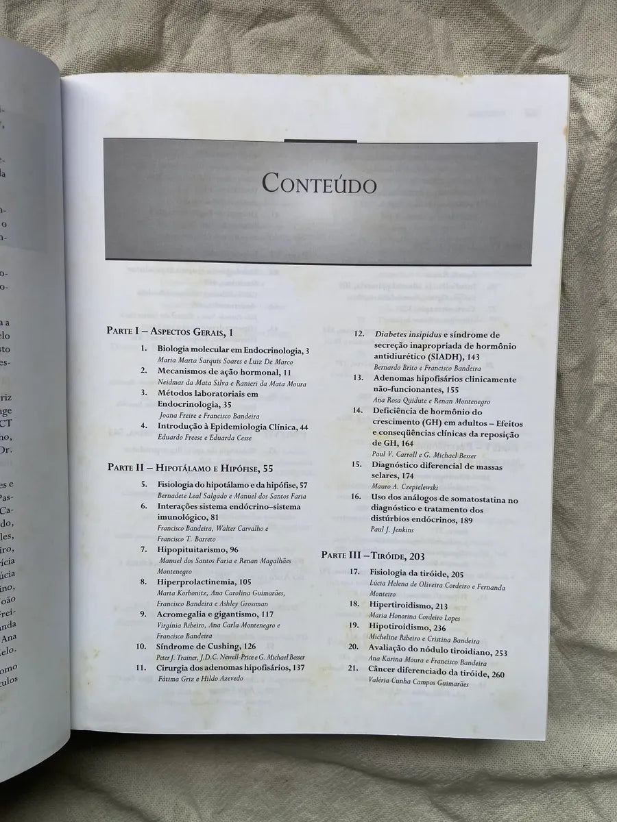 Livro Endocrinologia E Diabetes 2003 (Usado)