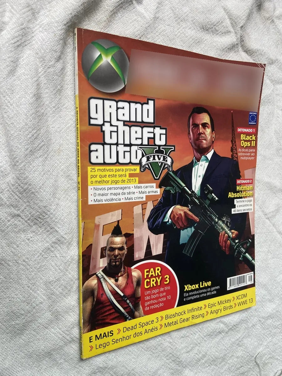 Revista Xbox Grand Theft Auto Five Ano 7 N 75 Janeiro 2013