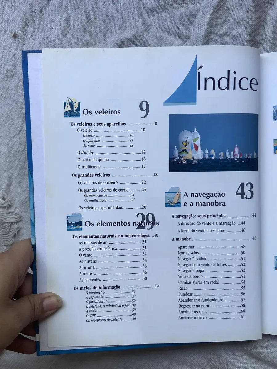 Livro A Vela A Tradição A Técnica A Competição 1 Edição 2000 (Usado)